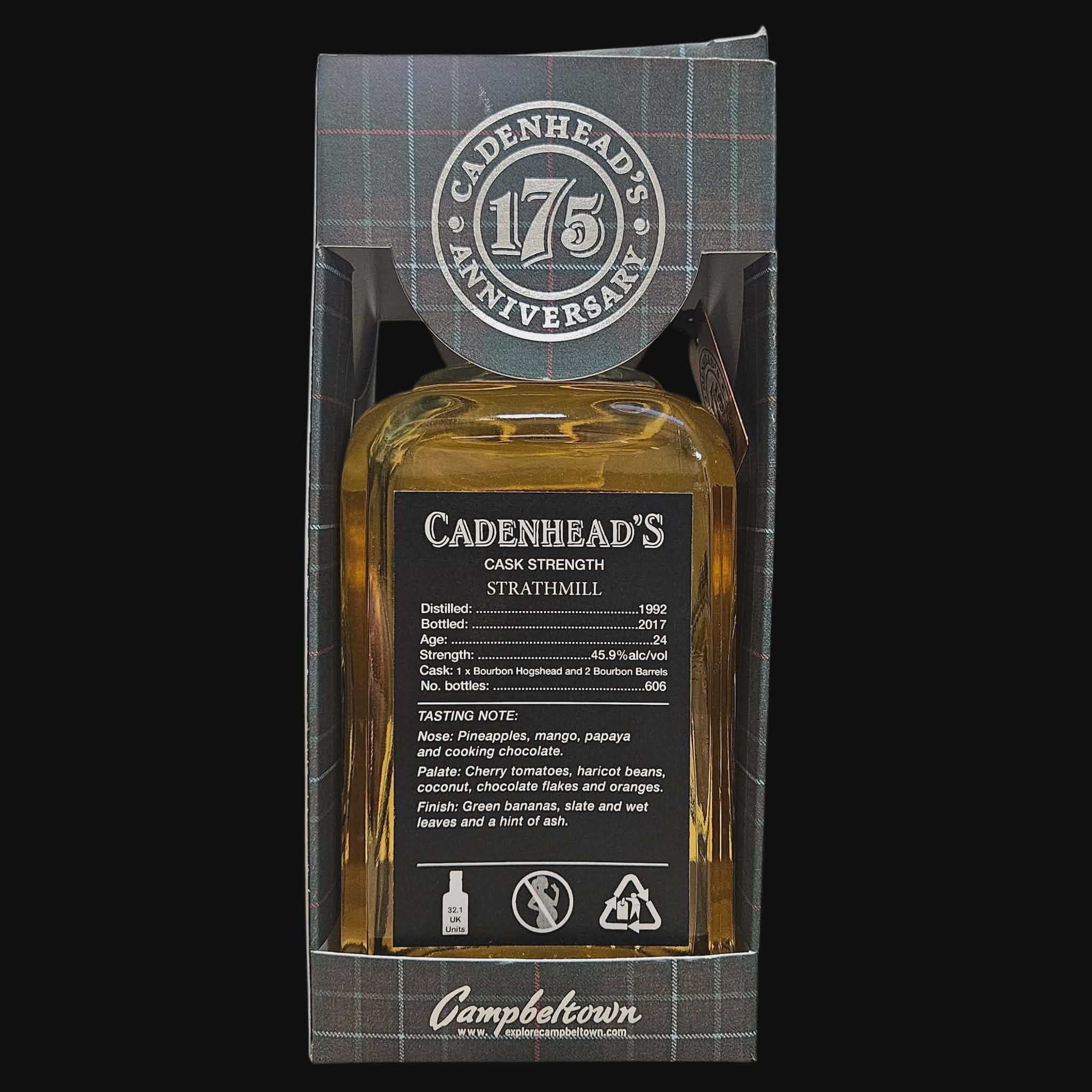 Strathmill 1992 – 24 Year Old – Cadenhead's Small Batch (2017)