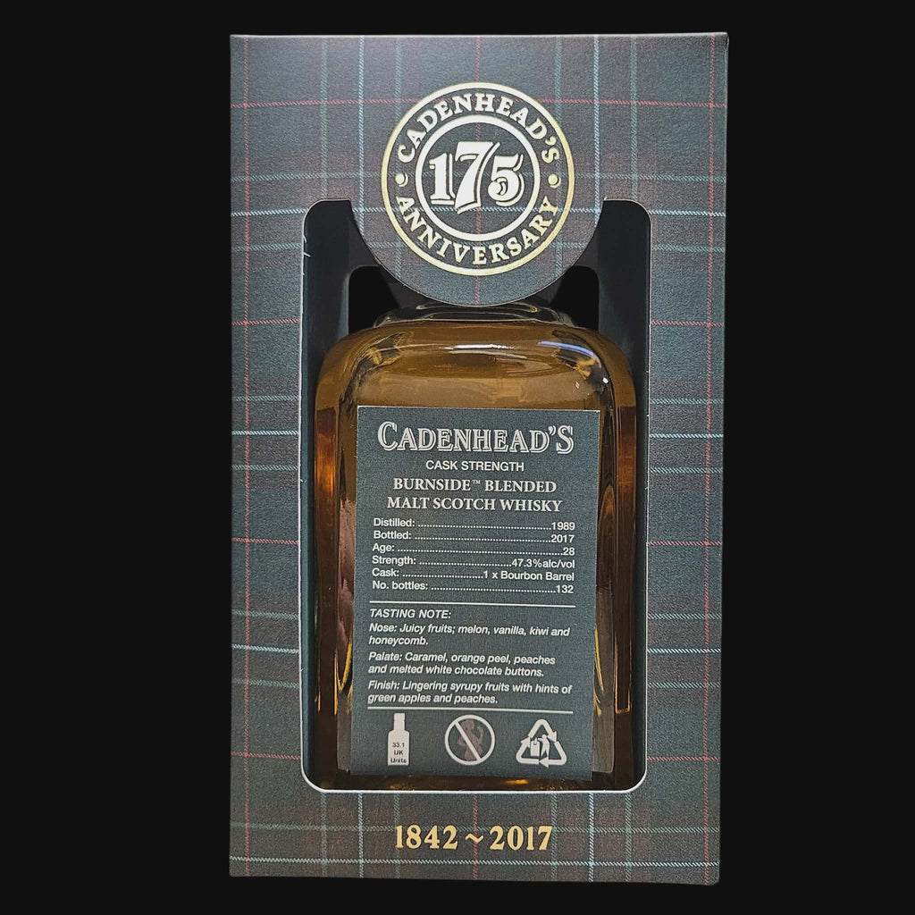 Burnside 1989 – Cadenhead’s 175th Anniversary (2017)