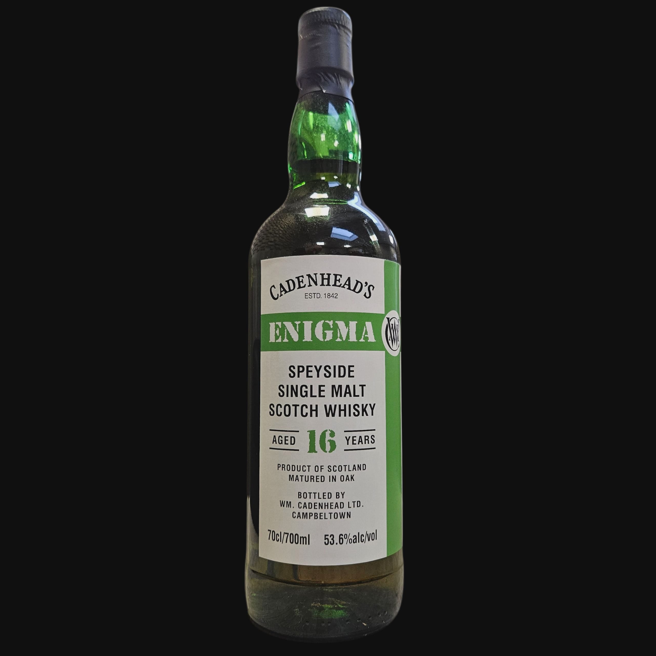 Cadenhead's Enigma Speyside Single Malt 16 Year Old 53.6% (2025)