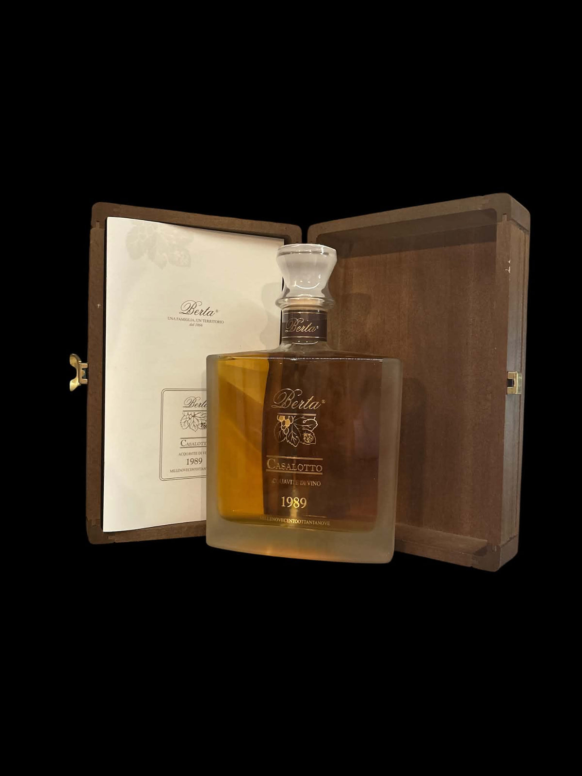 Berta Casalotto 1989 – Acquavite di Vino – 70cl