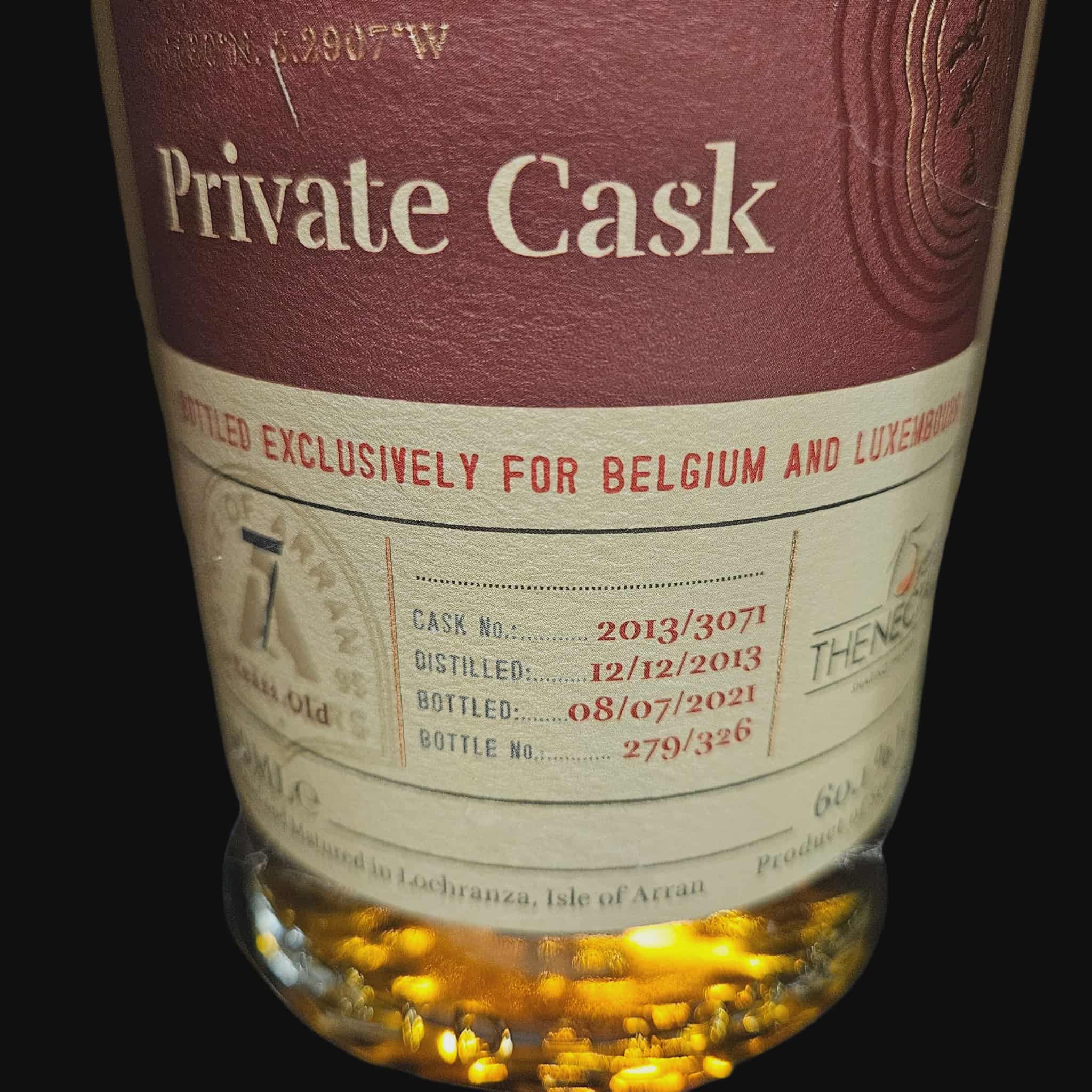 Arran 2013 – Private Cask 60.1% (2021)