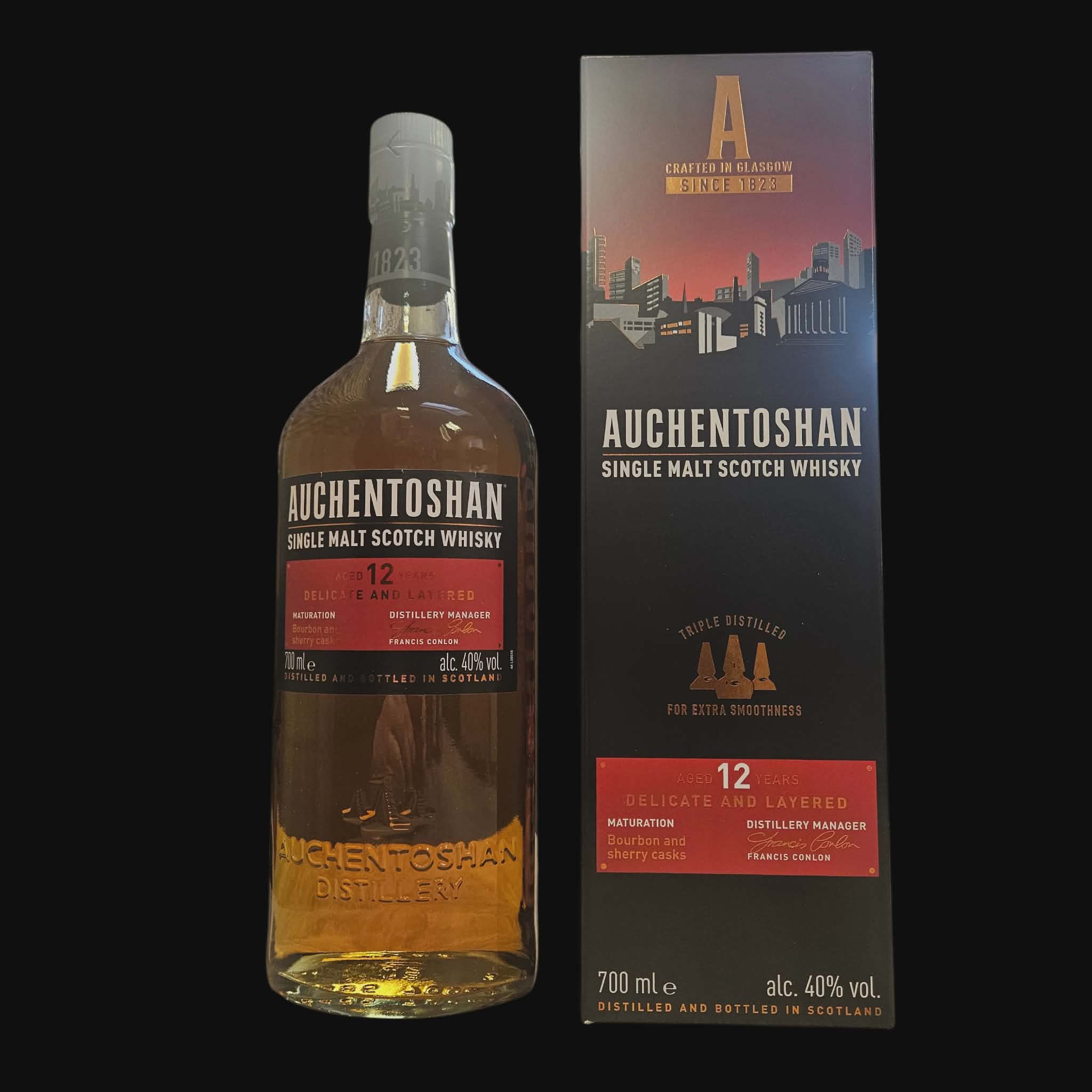 Auchentoshan Distillery 12 Year Old