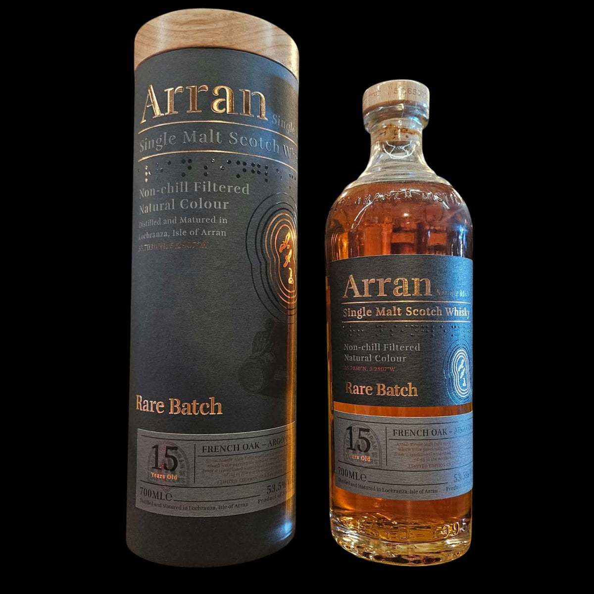 Arran 15 Year Old Rare Batch – French Oak Argonne – 53,5%