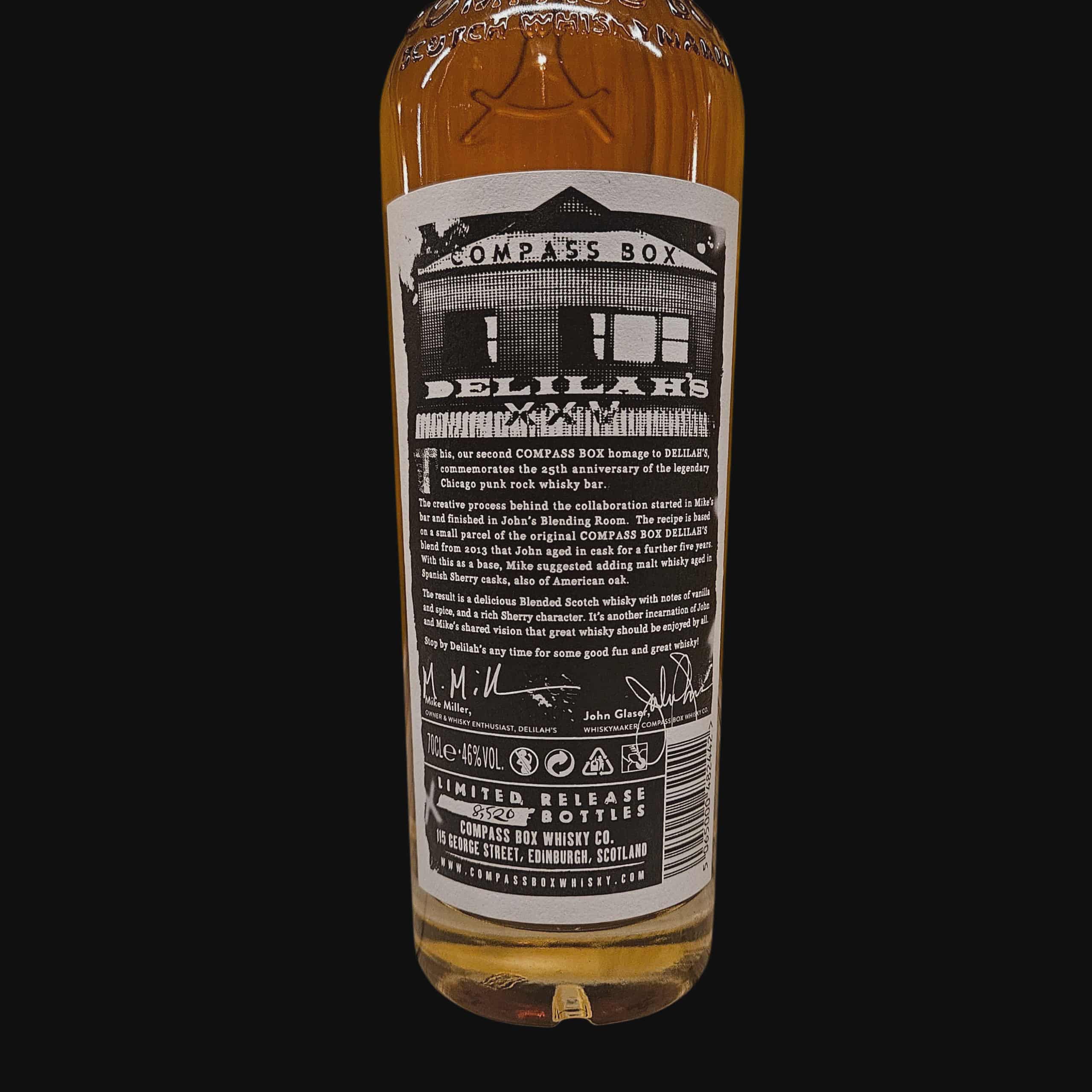 Compass Box Delilah XXV (2018)
