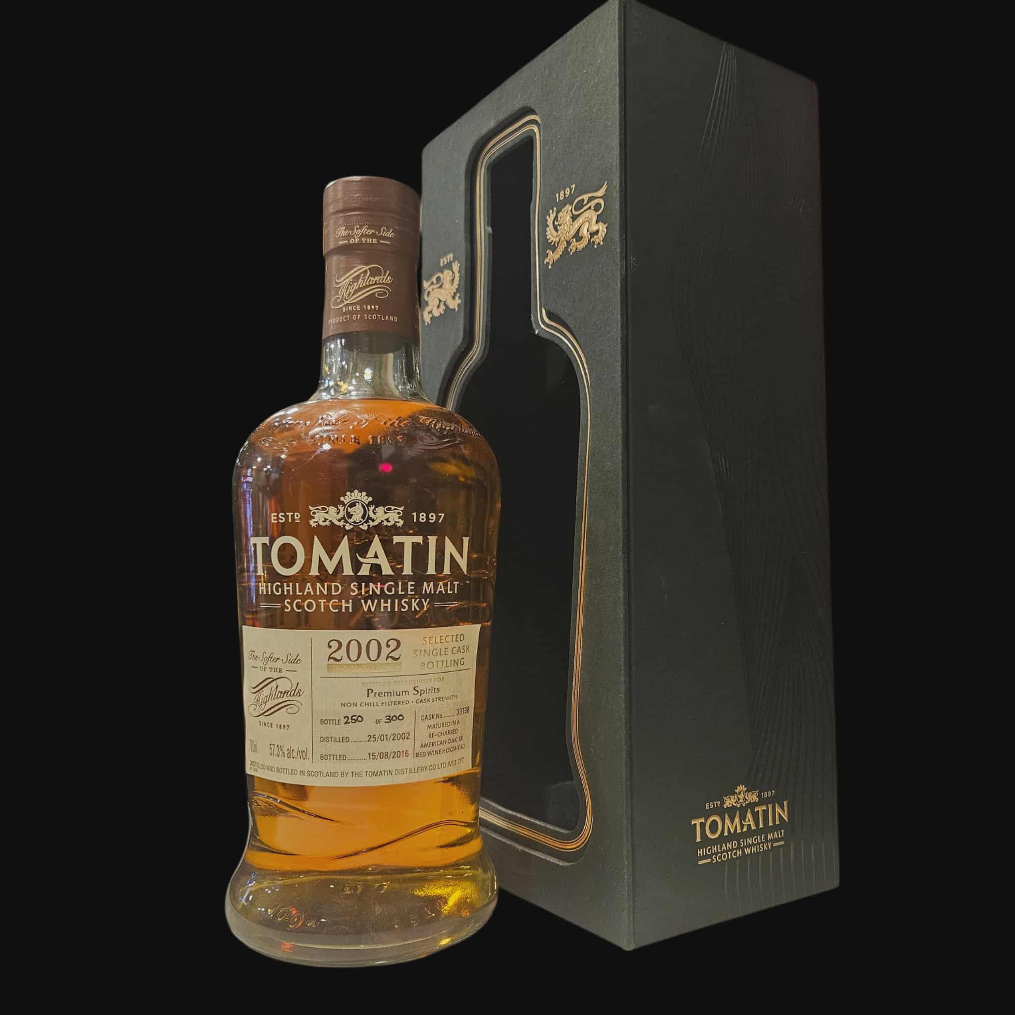 Tomatin 2002 – Einzelfass Nr. 33198 ( 2016 )