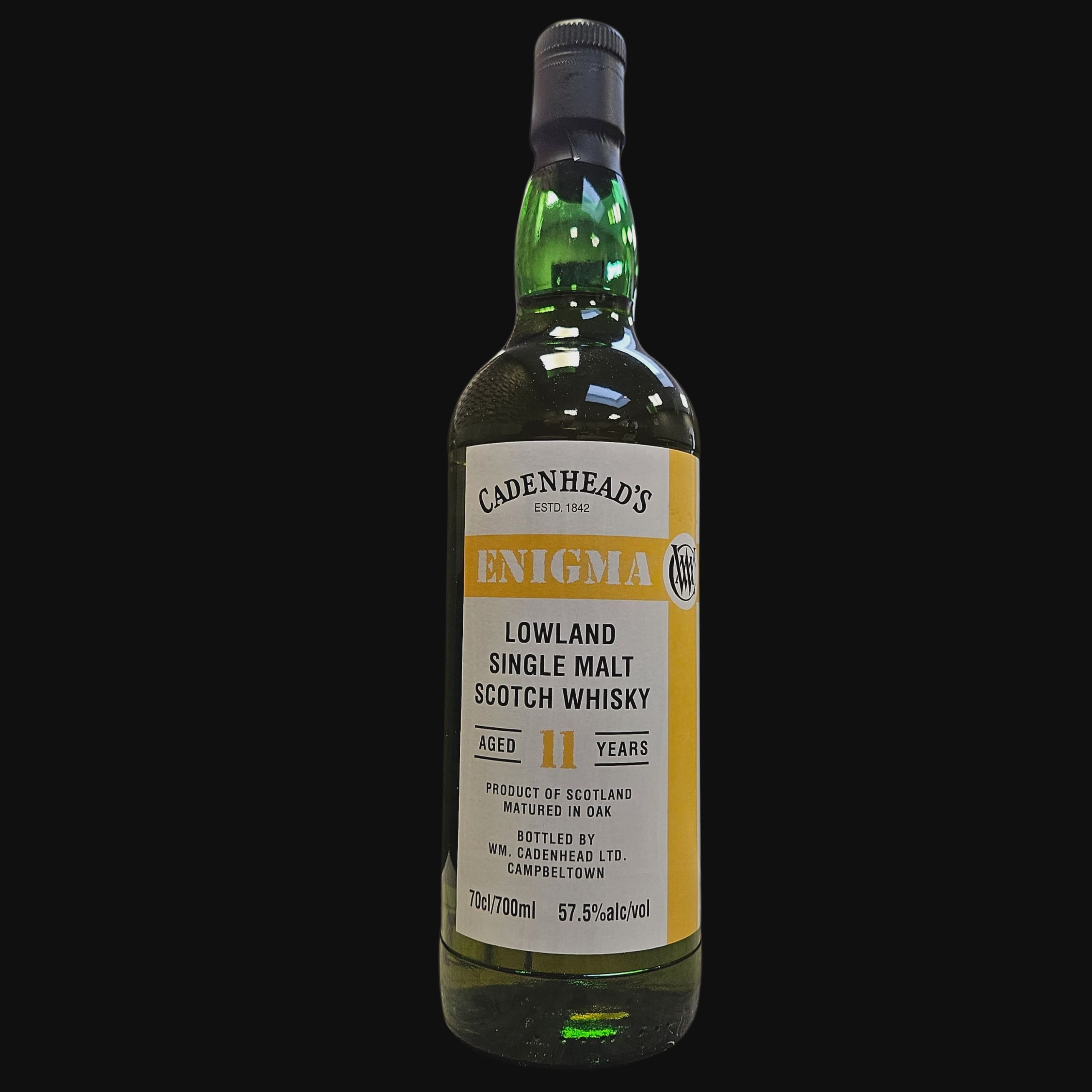 Cadenhead's Enigma Lowland Single Malt 11 Year Old 57.5% (2025)
