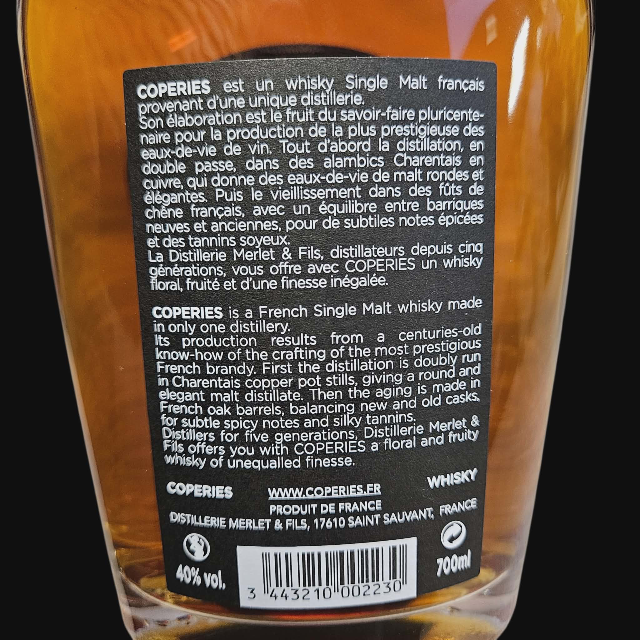 Coperies Single Malt – Französischer Whisky (2023)