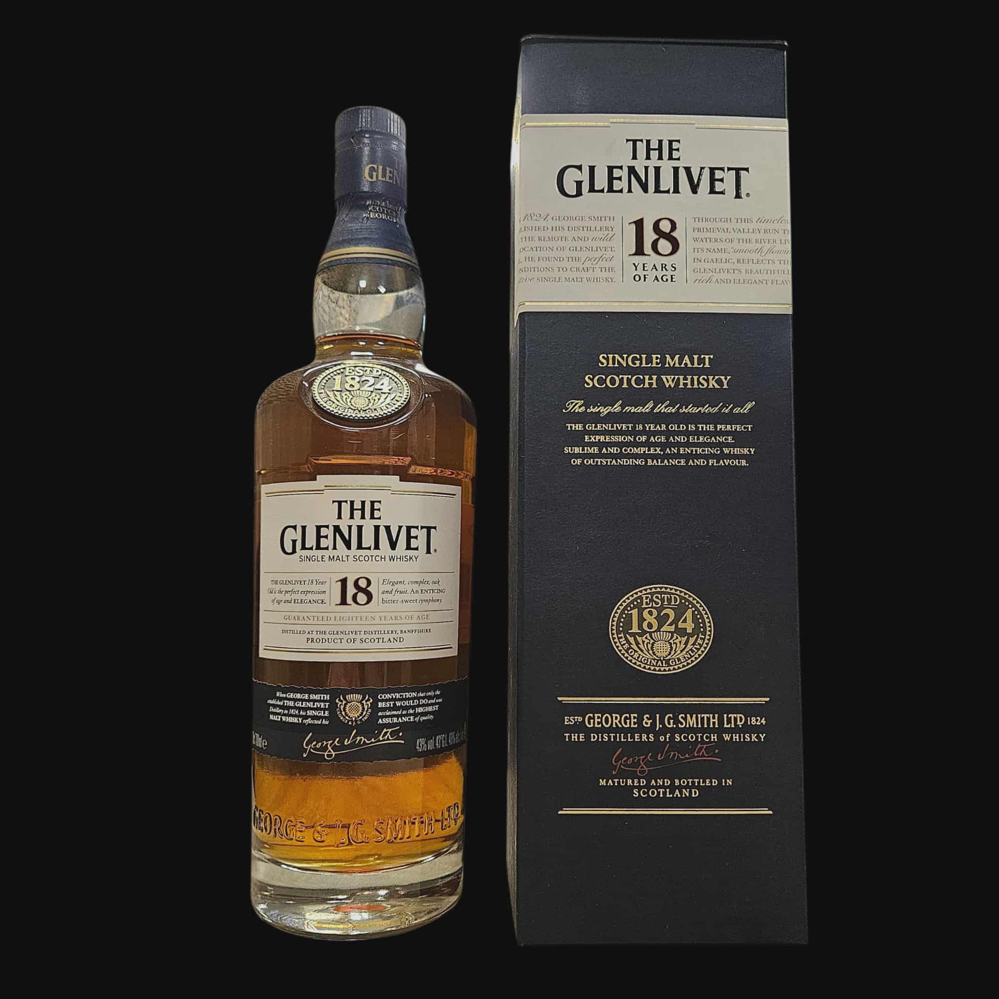 * Glenlivet 18 Year Old