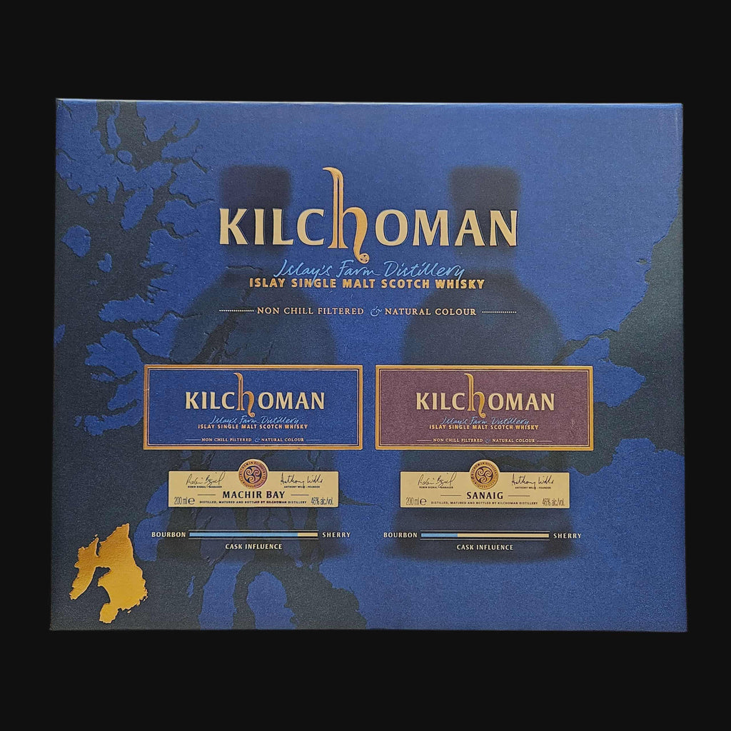Kilchoman Gift Set Machir Bay &amp; Sanaig 2x20Cl.
