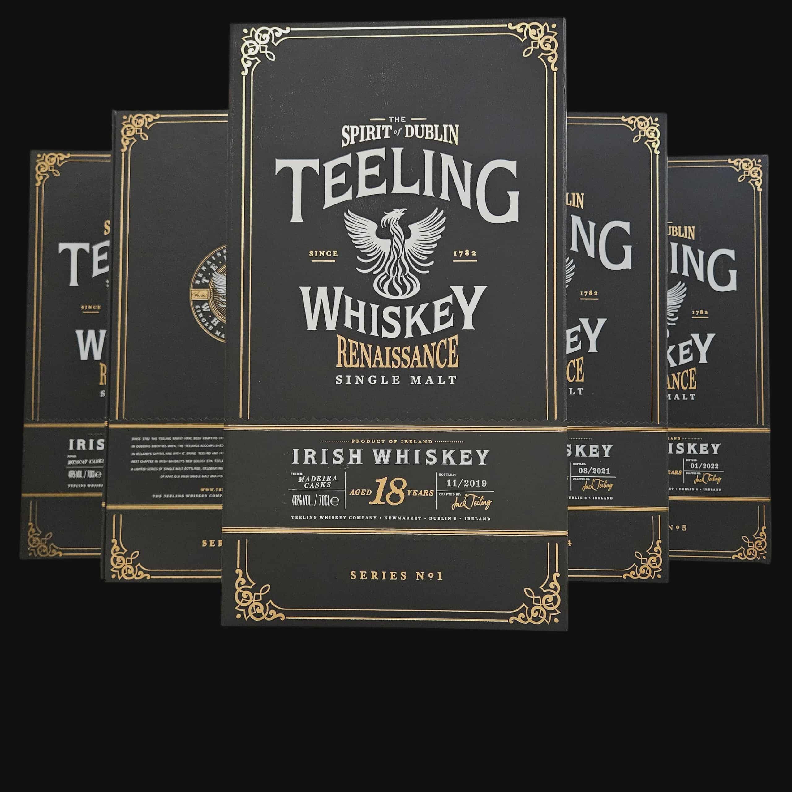 Teeling Renaissance Kollektion 5x 70Cl. (2019 - 2022)