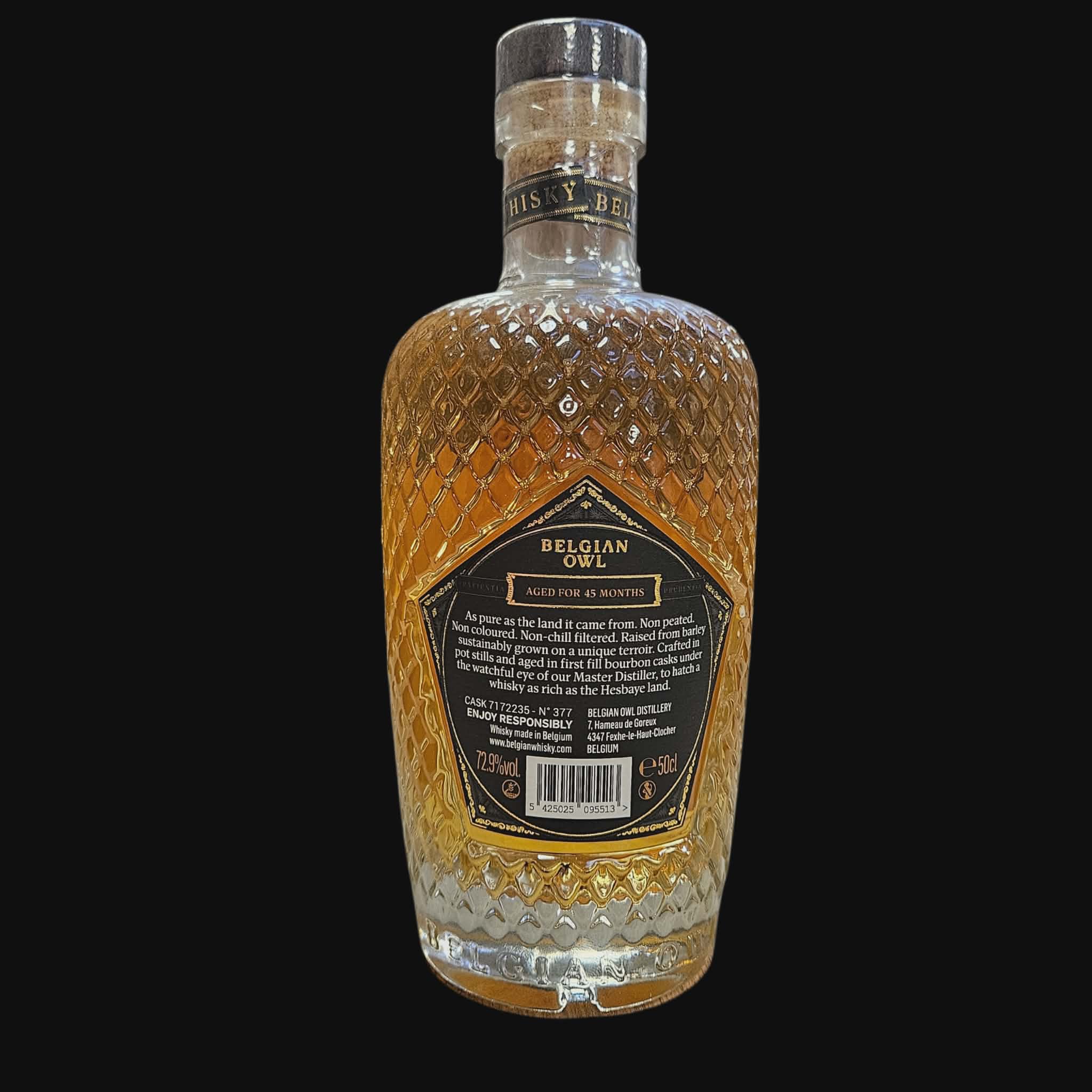 Belgian Owl Cask Strength 72.9% (2022)