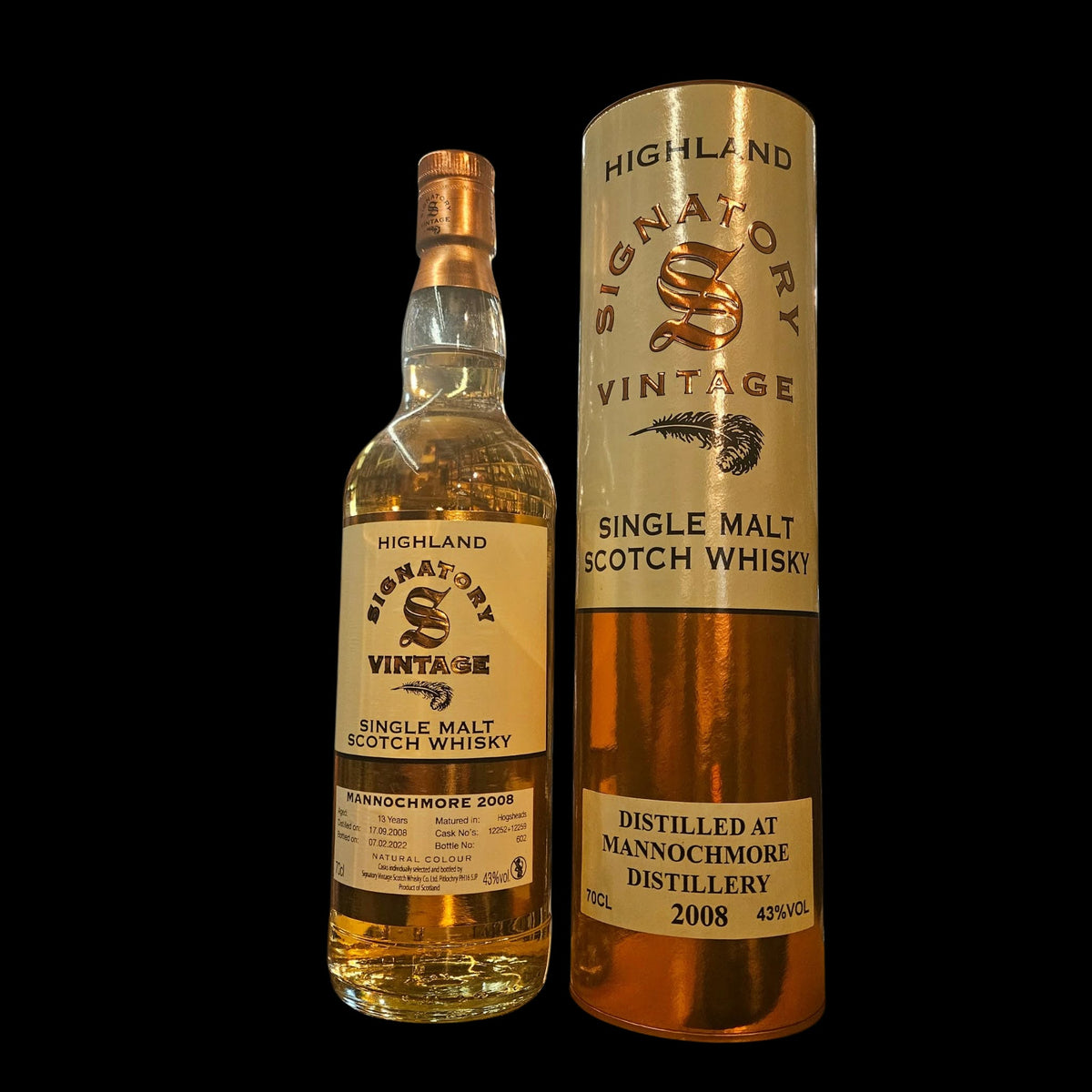 Mannochmore 2008 Signatory Vintage 13 Years Old