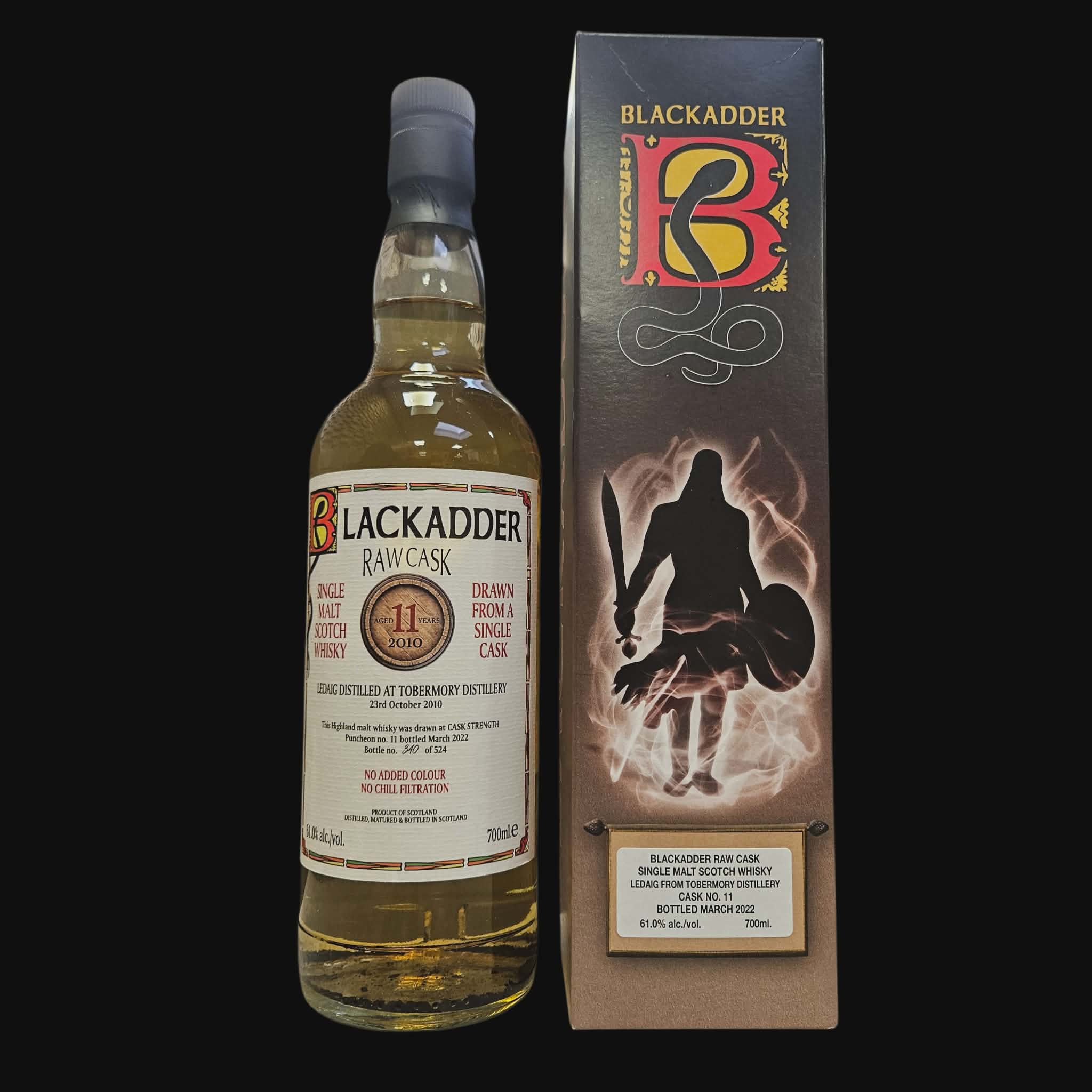 Blackadder Ledaig 2010 Raw Cask – 11 Year Old – 61.0% (2022)