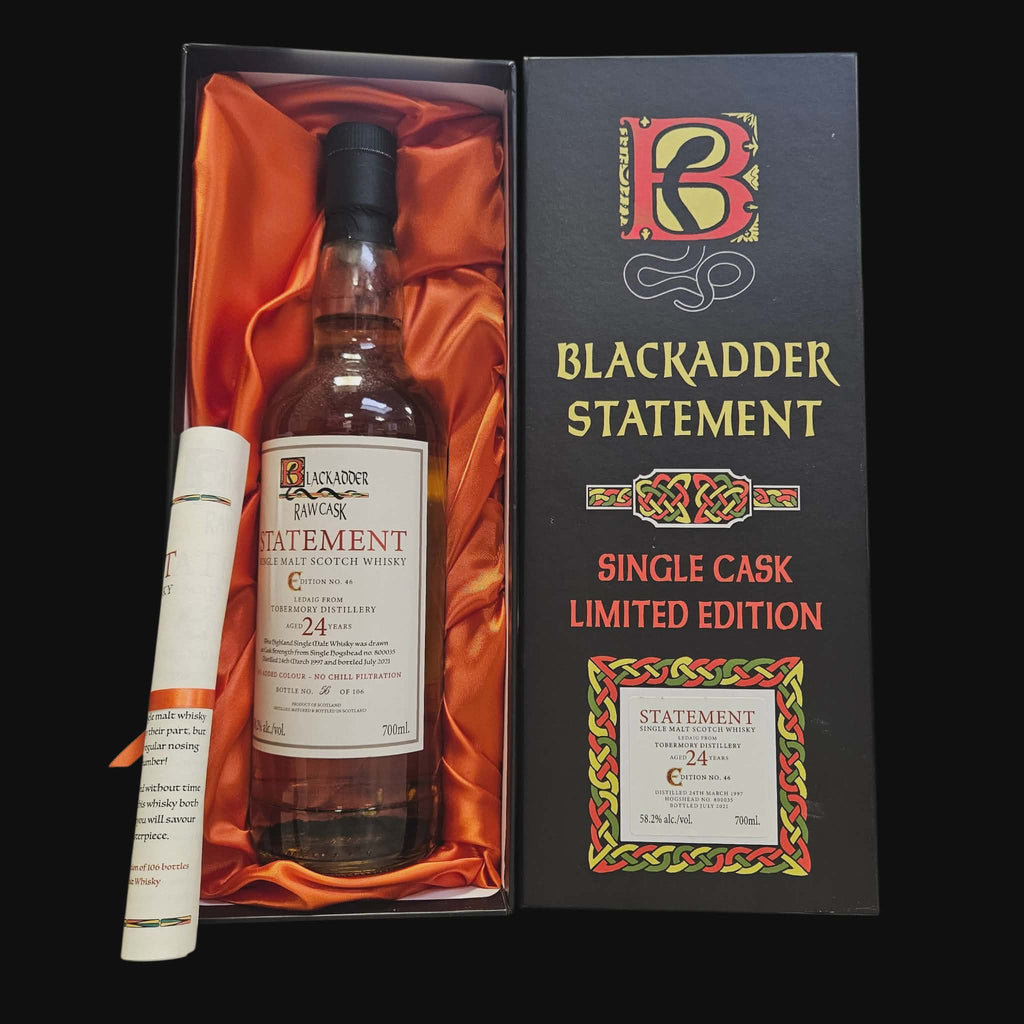 Ledaig 1997 – Blackadder Raw Cask 58.2% Statement Edition (2021)