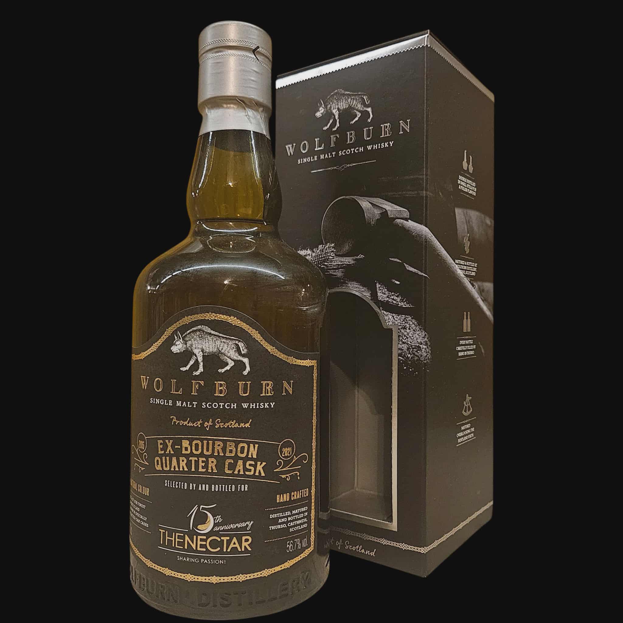Wolfburn Ex Bourbon Quarter Cask 56.7% (2021)