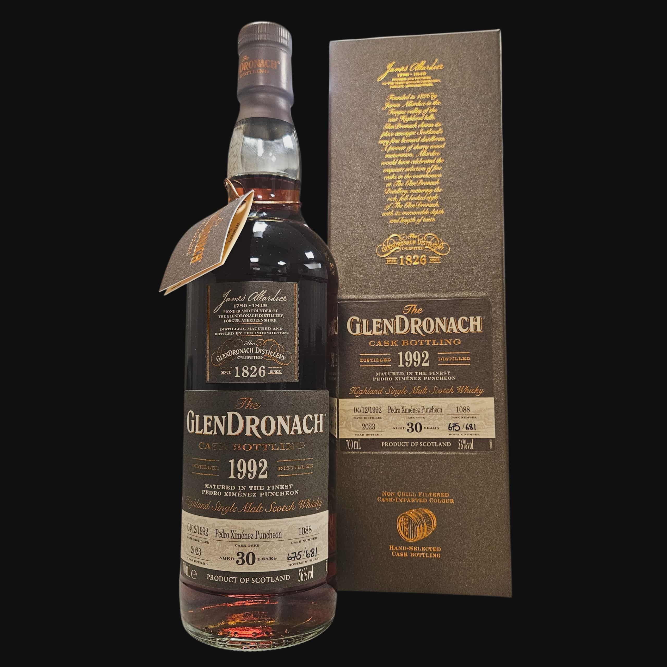 Glendronach 1992 Cask 1088 Aged 30 Years 56.0% (2023)