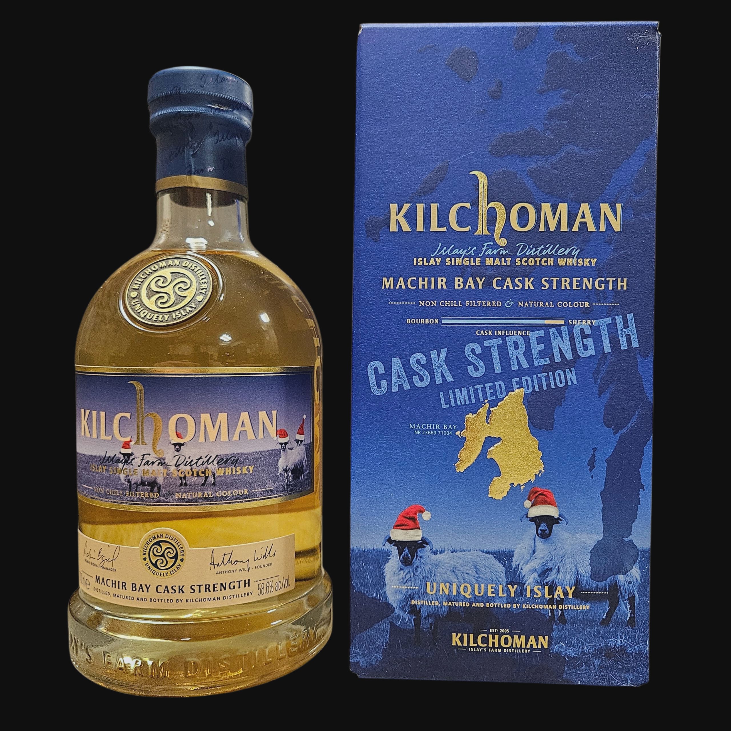 Kilchoman Machir Bay Cask Strength – Limited Edition (Christmas Label)