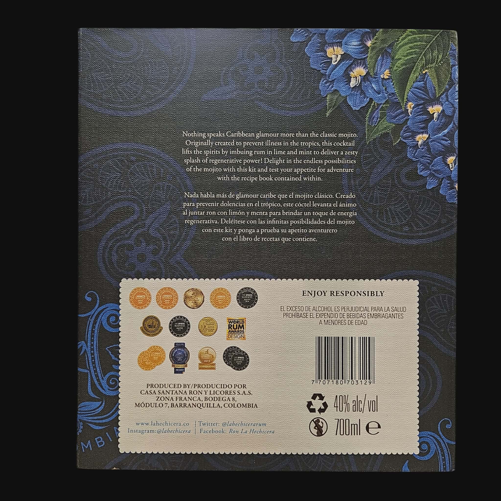 La Hechicera – Solera 21 Añejo Rum Mojito Kit (70cl)