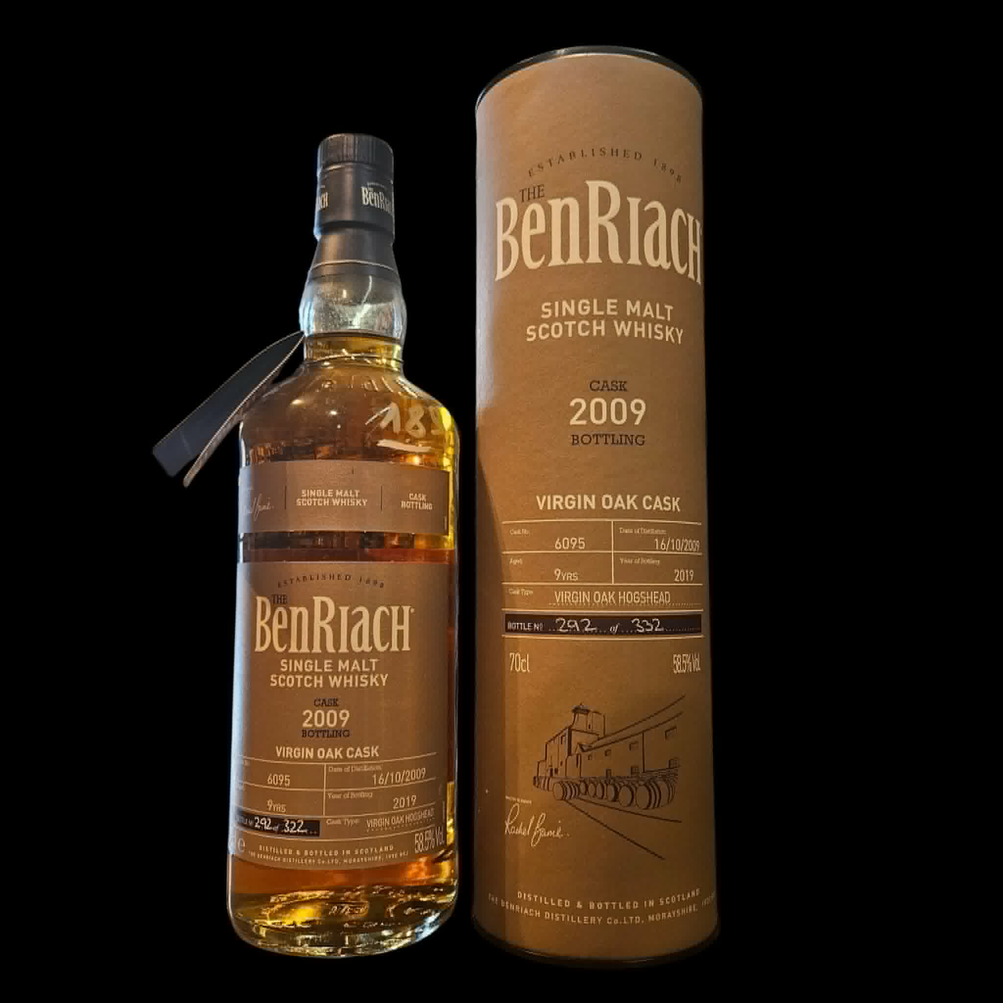 * Benriach 2009 Virgin Oak Cask58,5% (2019)