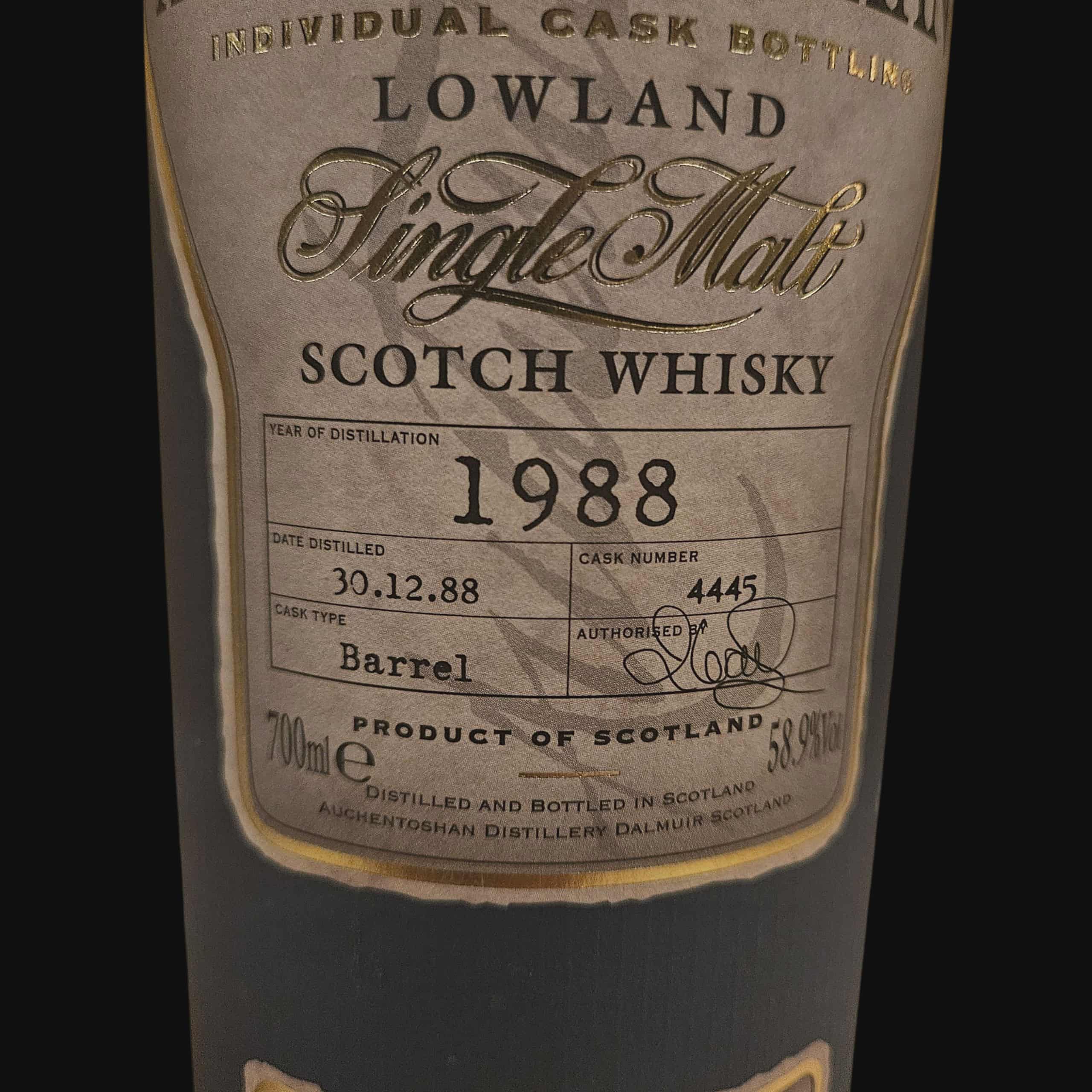 Auchentoshan 1988 58.9%