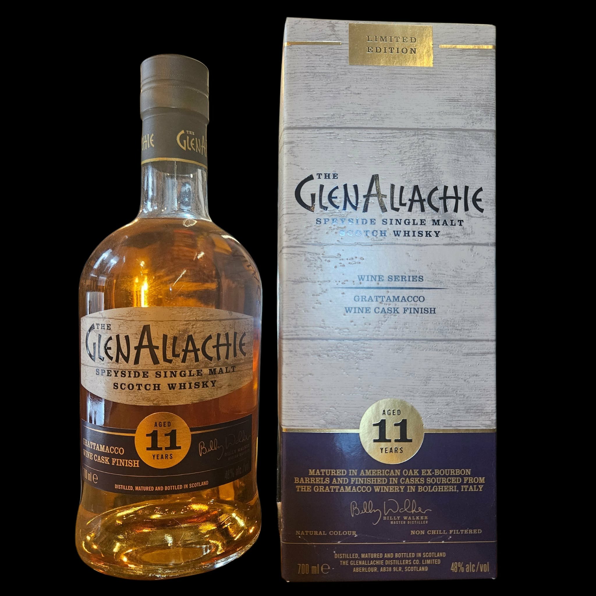 * Glenallachie Aged 11 Years Grattamacco Wine Cask Finish (2021)