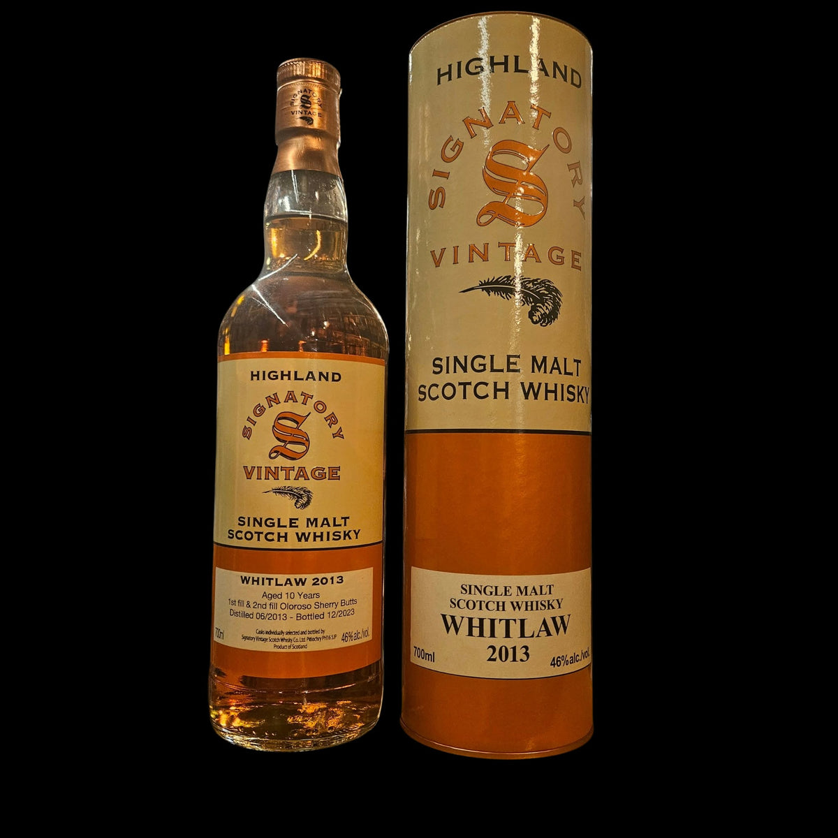Whitlaw 2013 Signatory Vintage 10 Years Old
