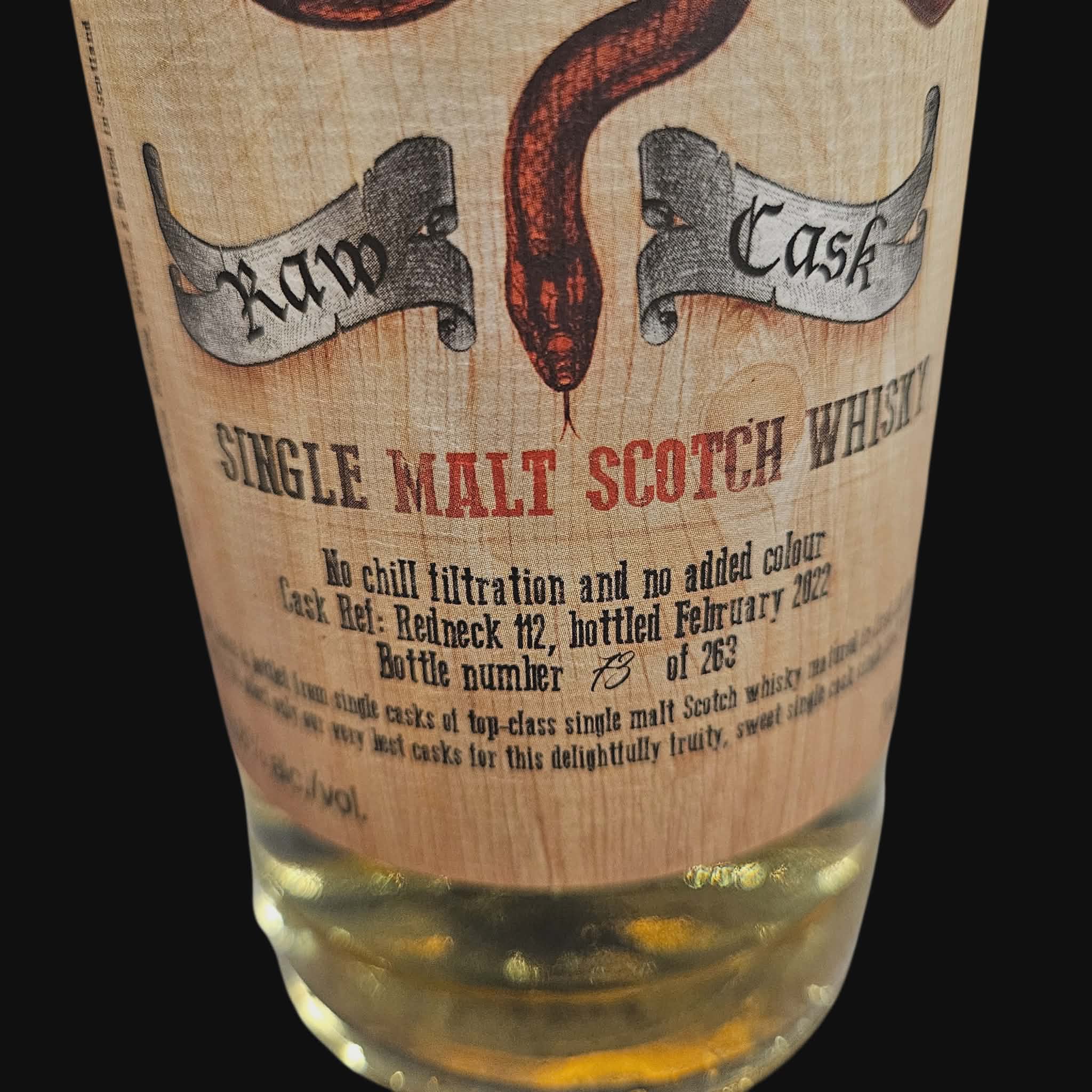 Blackadder Red Snake Raw Cask – 59,8% (2022)