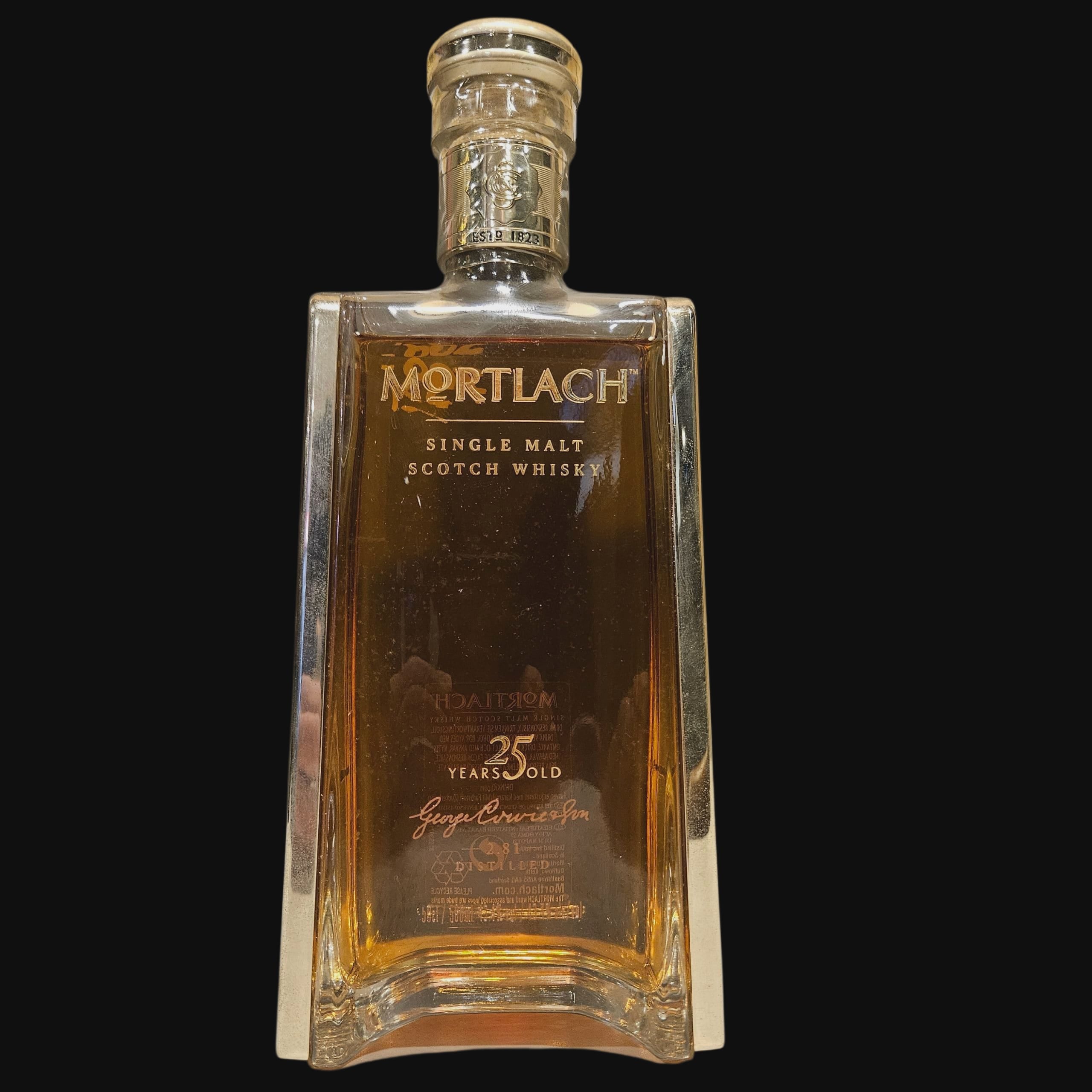 Mortlach 25 Years – Crystal Decanter (2014)