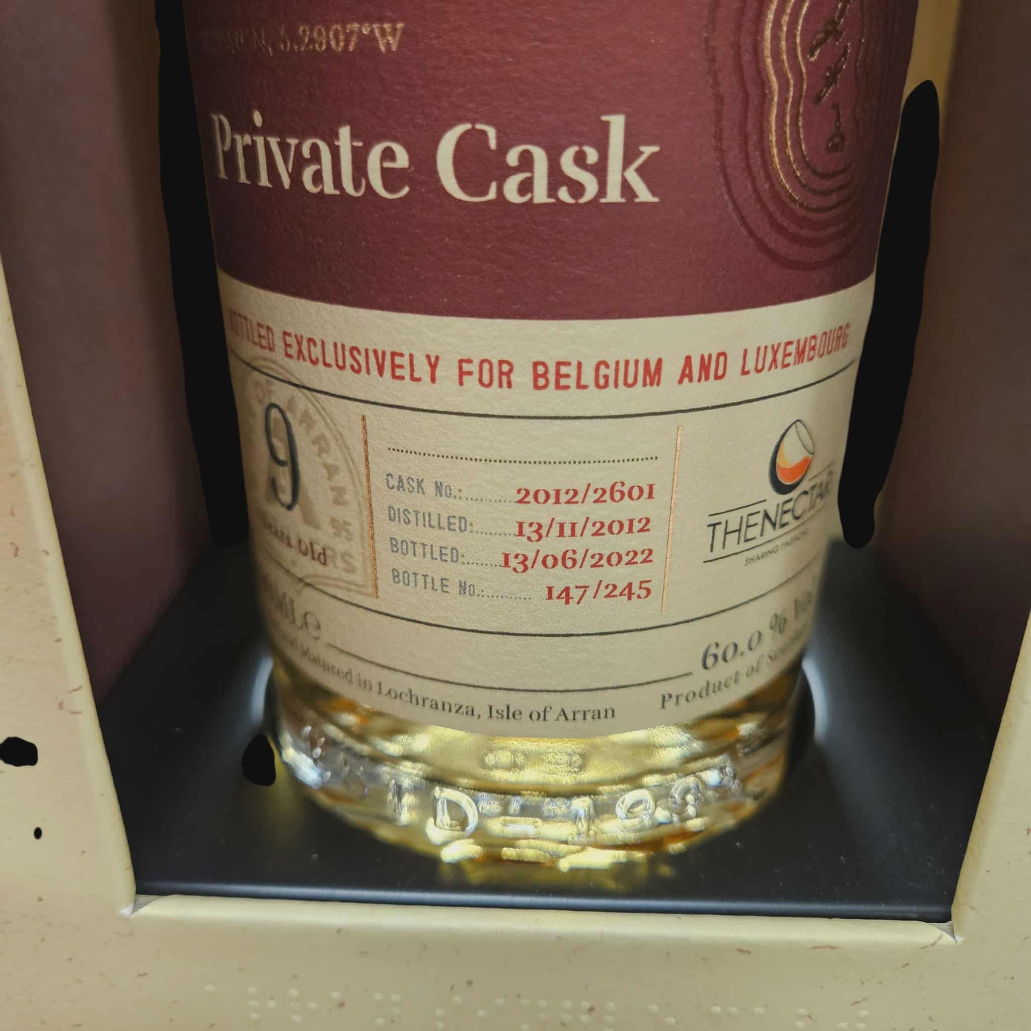 Arran 2012 – Private Cask 60.0% (2022)