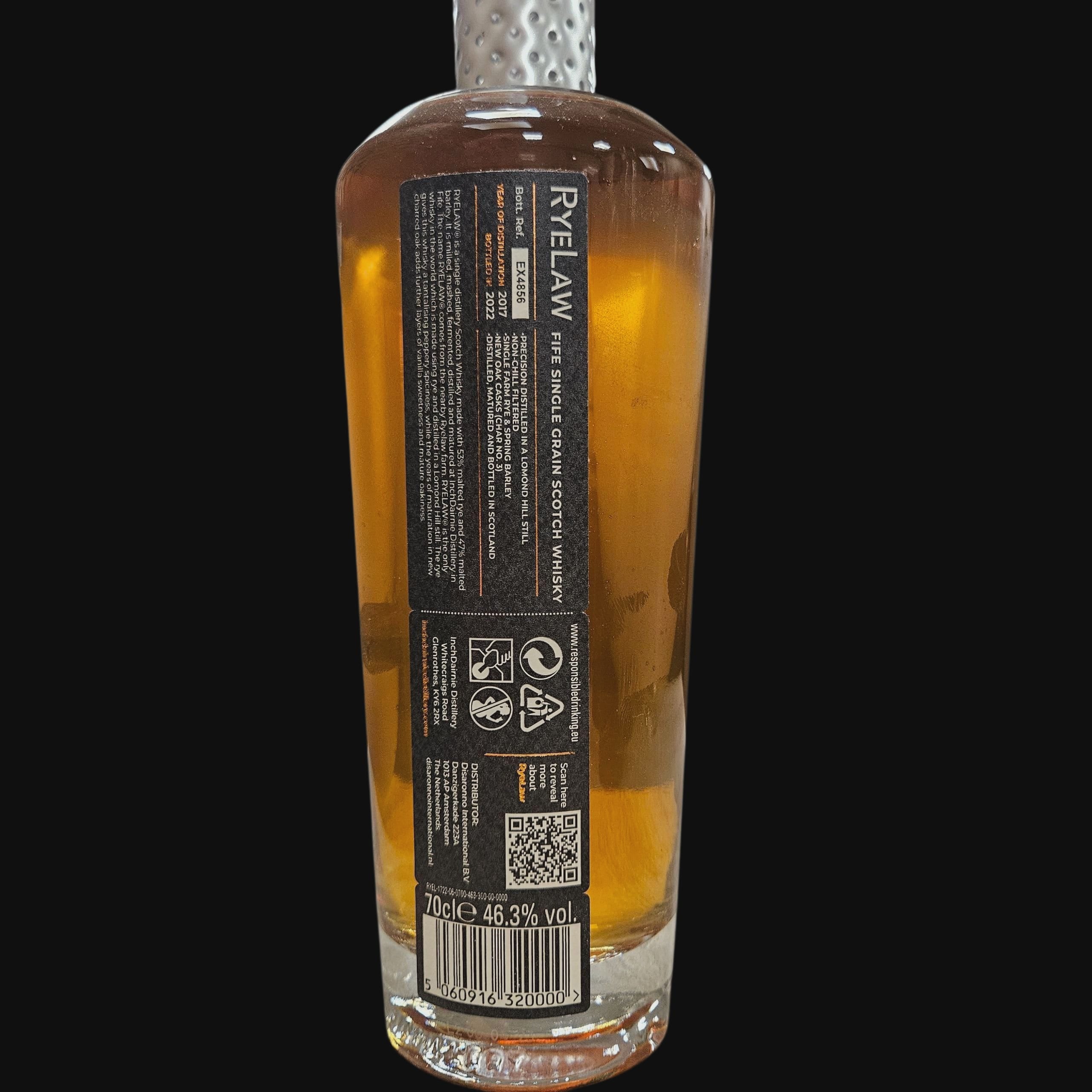 RyeLaw 2017 Fife Single Grain Scotch Whiskey ( 2022 )