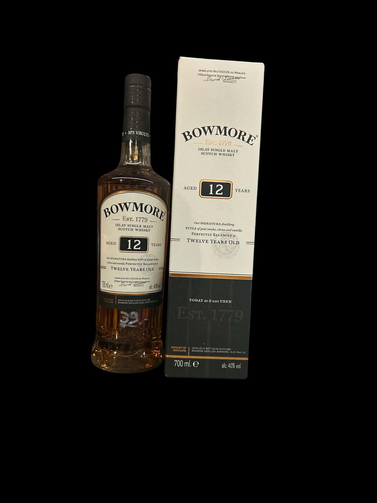 Bowmore 12 Years Old – 40% – 70cl