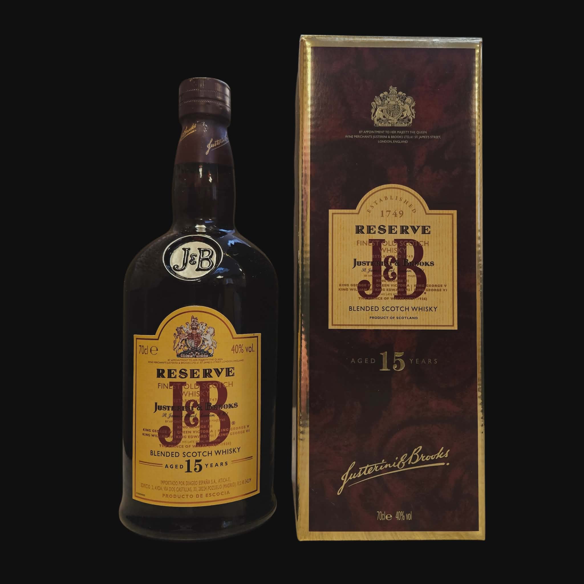 J&amp;B Reserve 15 Jahre