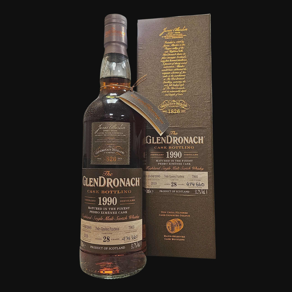 Glendronach 1990 Cask 7905 Aged 28 Years 51.7% (2019)