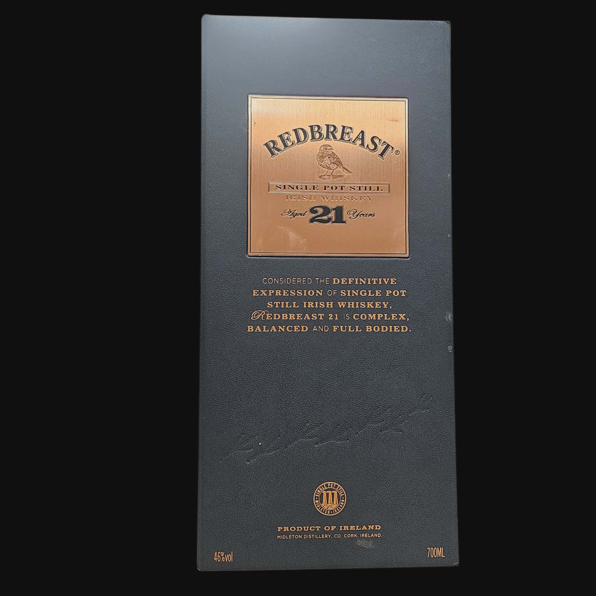 Redbreast 21 Year Old – Single Pot Still Irish Whiskey (2018)