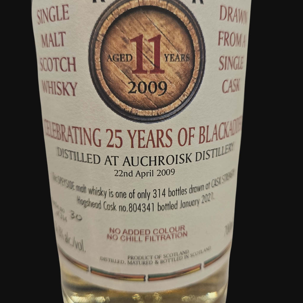 Blackadder Auchroisk 2009 56,3% (2021)