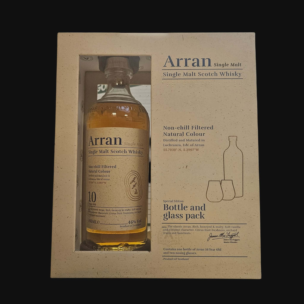 Arran 10 Year Old – Special Edition Bottle &amp; Glass Pack