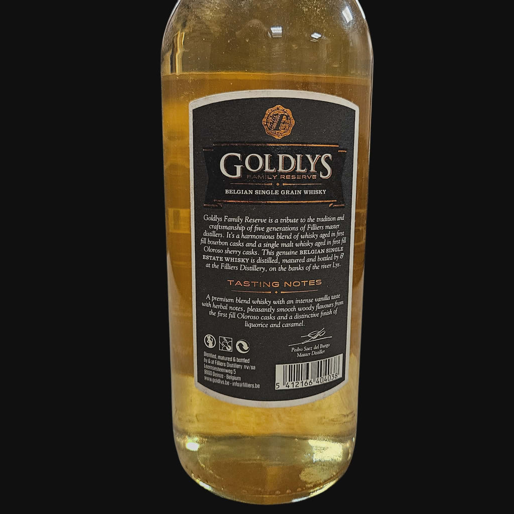 Goldlys Family Reserve – Belgian Single Grain Whisky (2015)