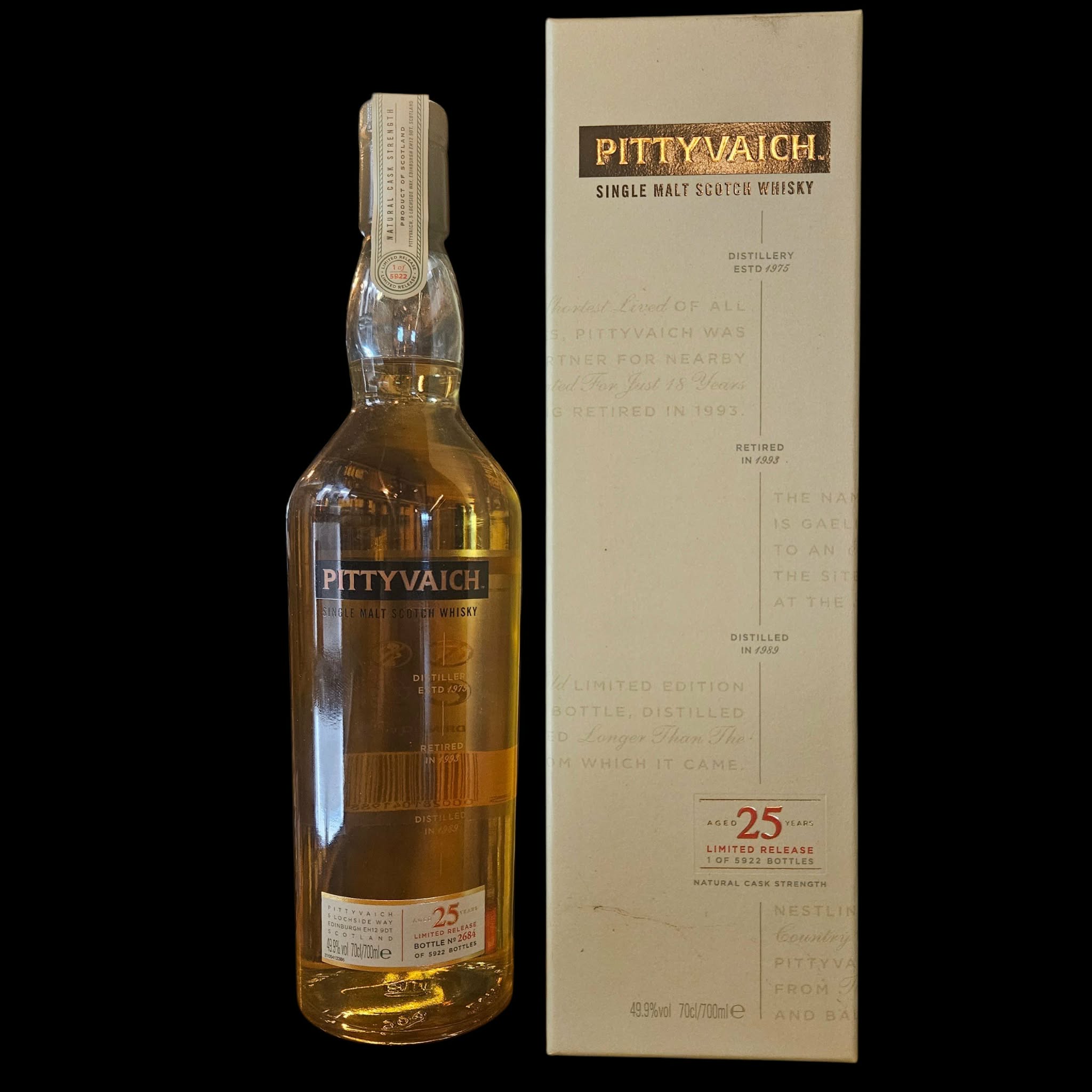* Pittyvaich 1989 Aged 25 Years