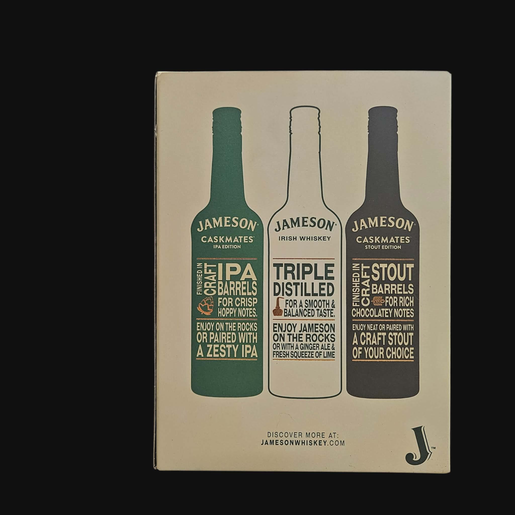 Jameson Irish Whiskey – Tasting Gift Pack (3×200 ml)