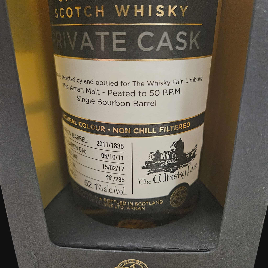 Arran 2011 – Private Cask – Peated 52,1% (2016)