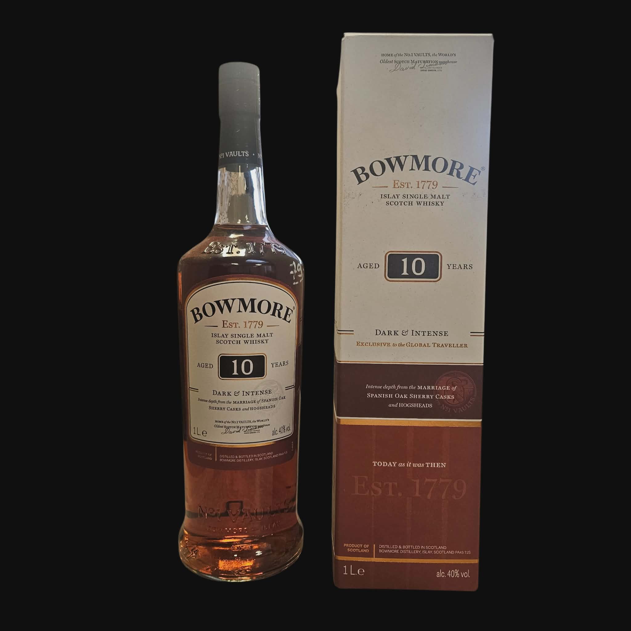 Bowmore Distillery 10 Years Old – Dark &amp; ​​Intense ( 2017 )
