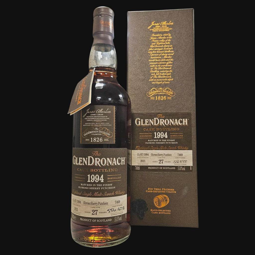 Glendronach 1994 Cask 7469 27 Year Old 53.0% Damaged Box (2021)