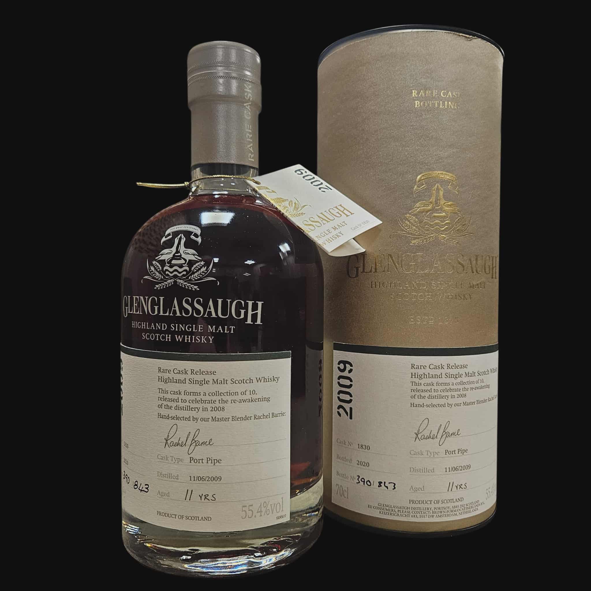 Glenglassaugh 2009 – Rare Cask Release Port Pipe (2020)