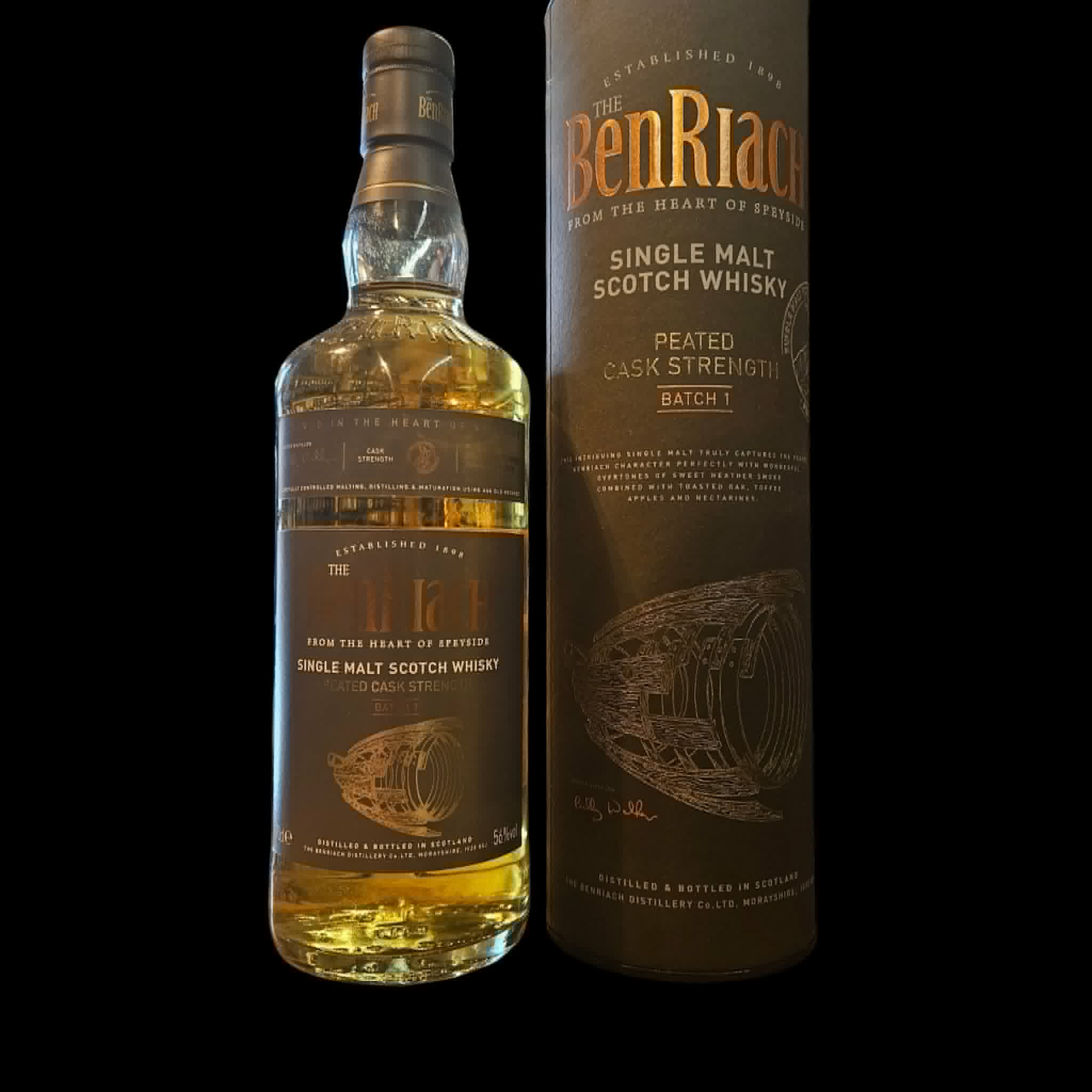 * Benriach Peated Cask Strength Batch 1 (2016)