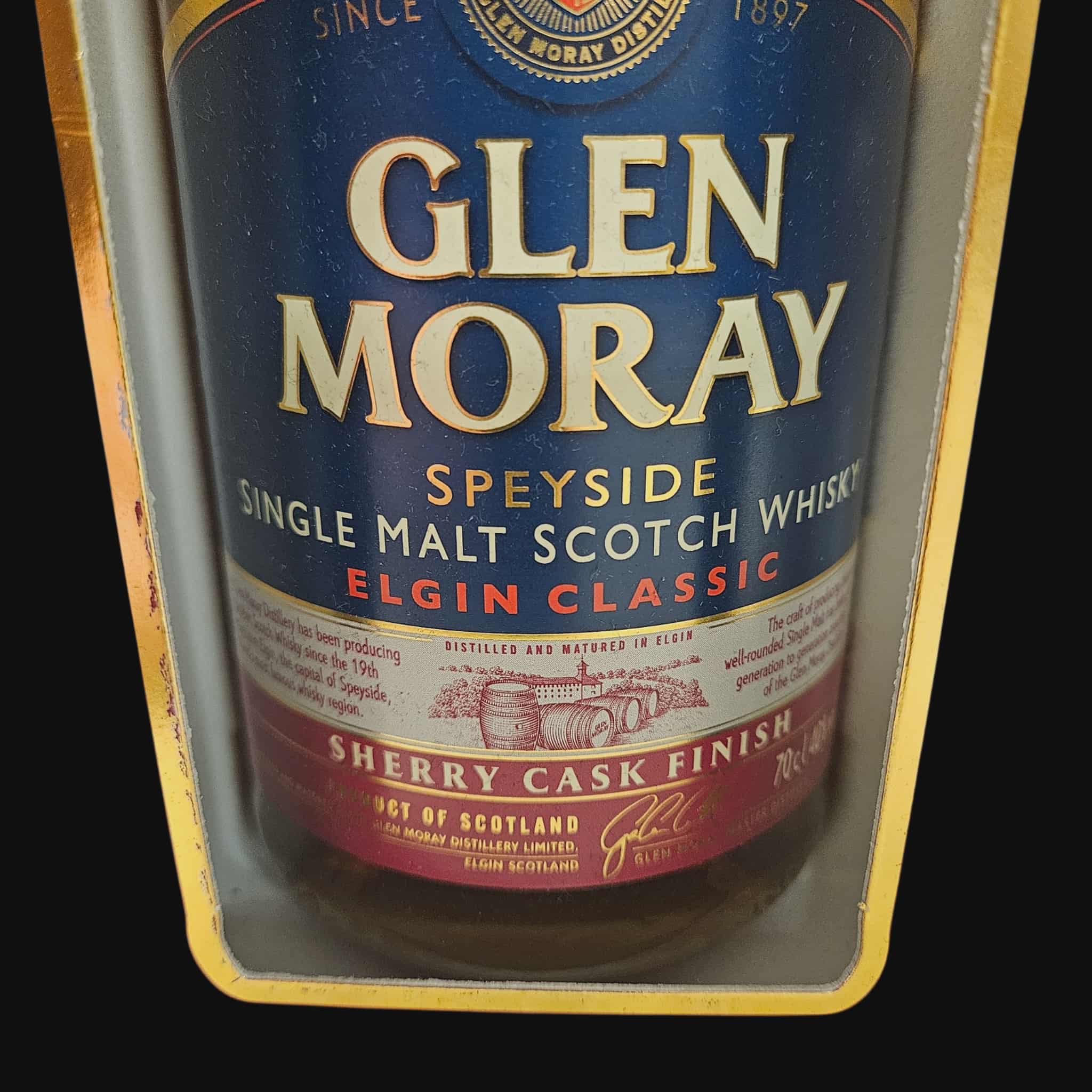 Glen Moray – Elgin Classic Sherry Cask Finish (Gift set with 2 Glencairn glasses)