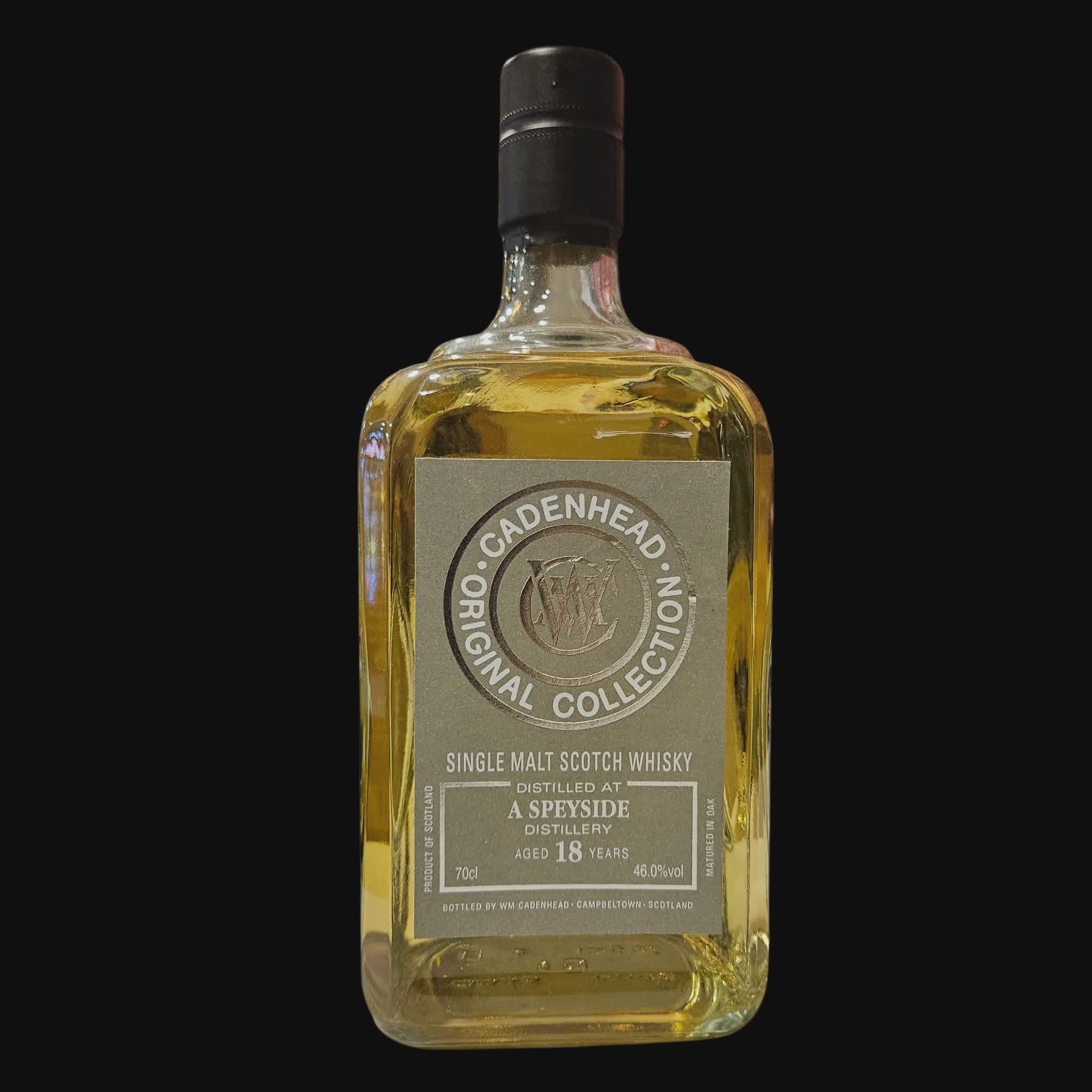 A Speyside Distillery 18 Year Old – Cadenhead's Original Collection (2022)