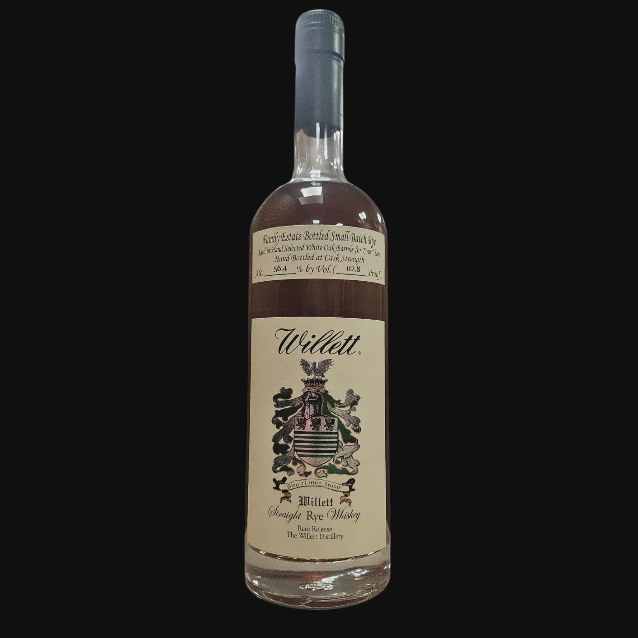 Willett Family Estate Bottled Small Batch Rye – 4 Year Old (2021)