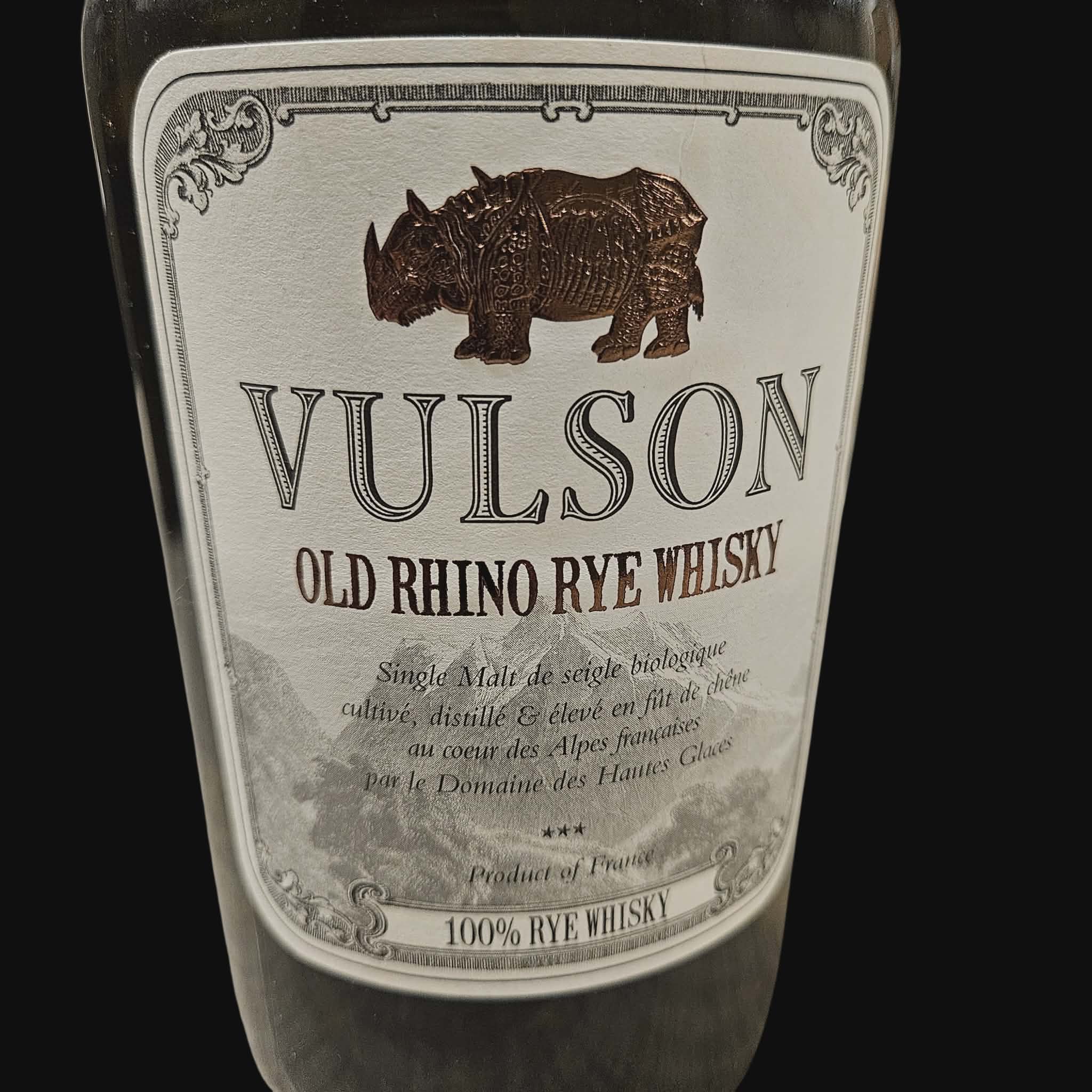 Vulson Old Rhino Rye Whiskey (2015)