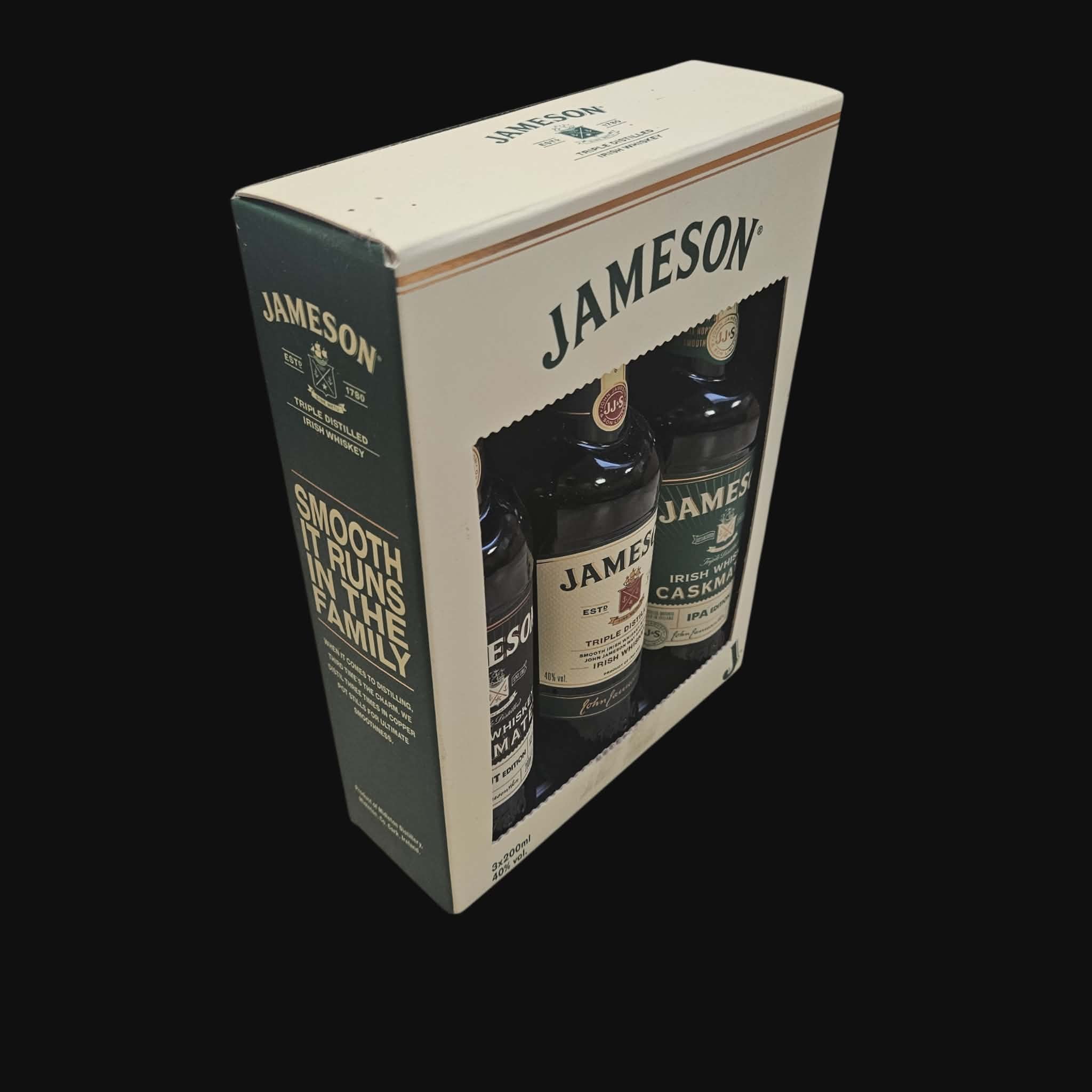Jameson Irish Whiskey – Tasting Gift Pack (3×200 ml)
