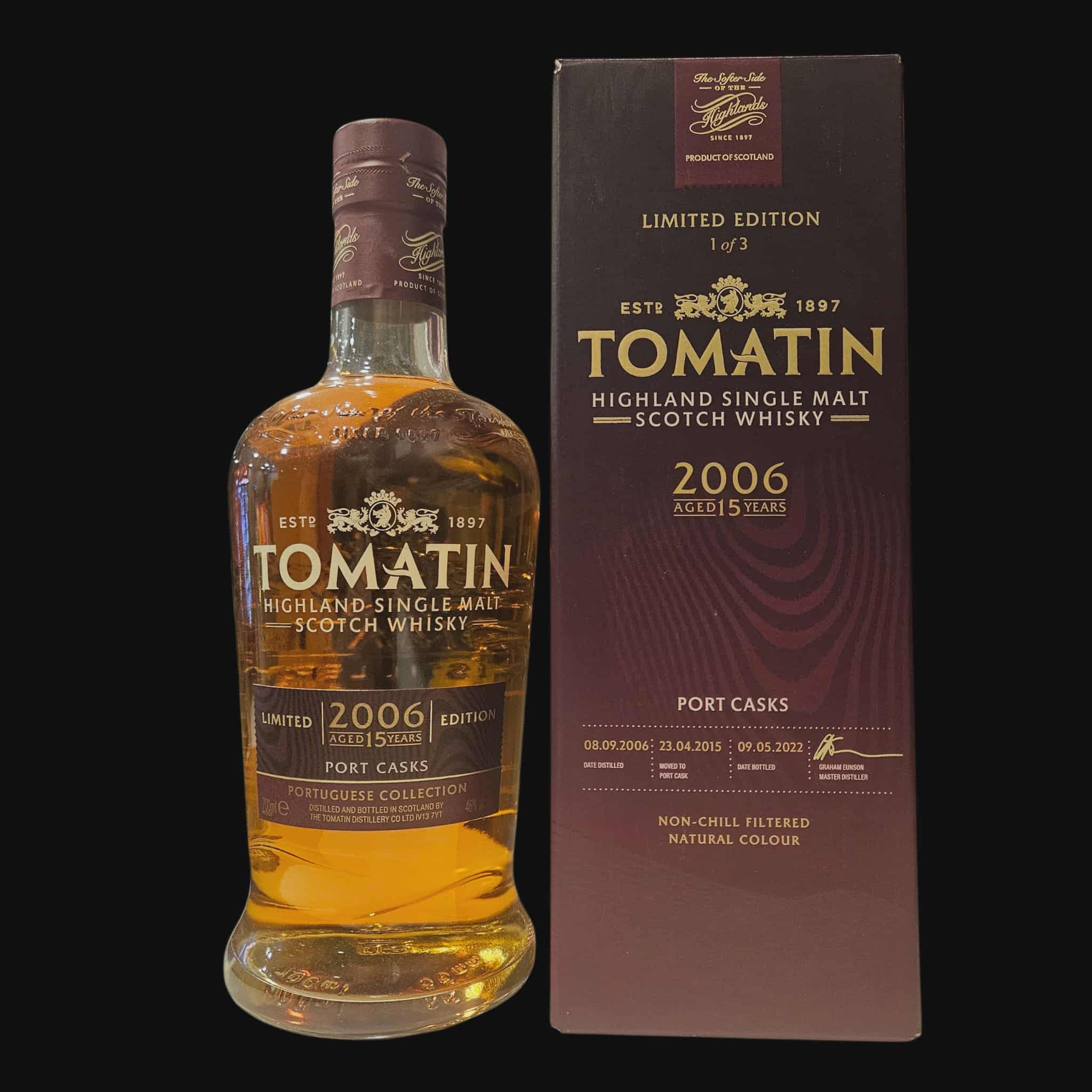 Tomatin 2006 – Portugiesische Kollektion – Portweinfässer ( 2022 )